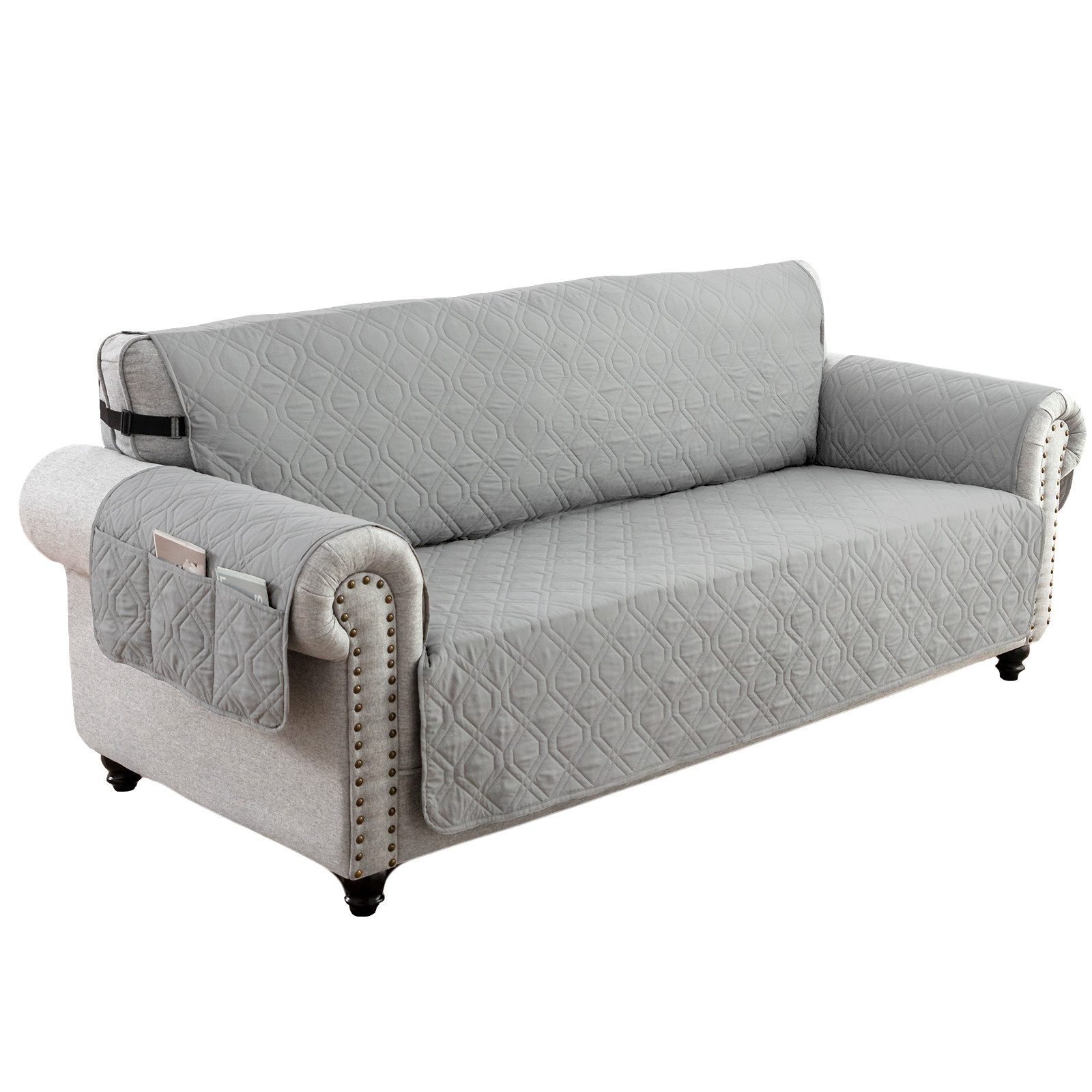 MOPUEA Sofaschoner Sofabezug 1 2 3 Sitzer Sofaschoner rutschfest Sofaüberwurf, L Form wasserabweisend