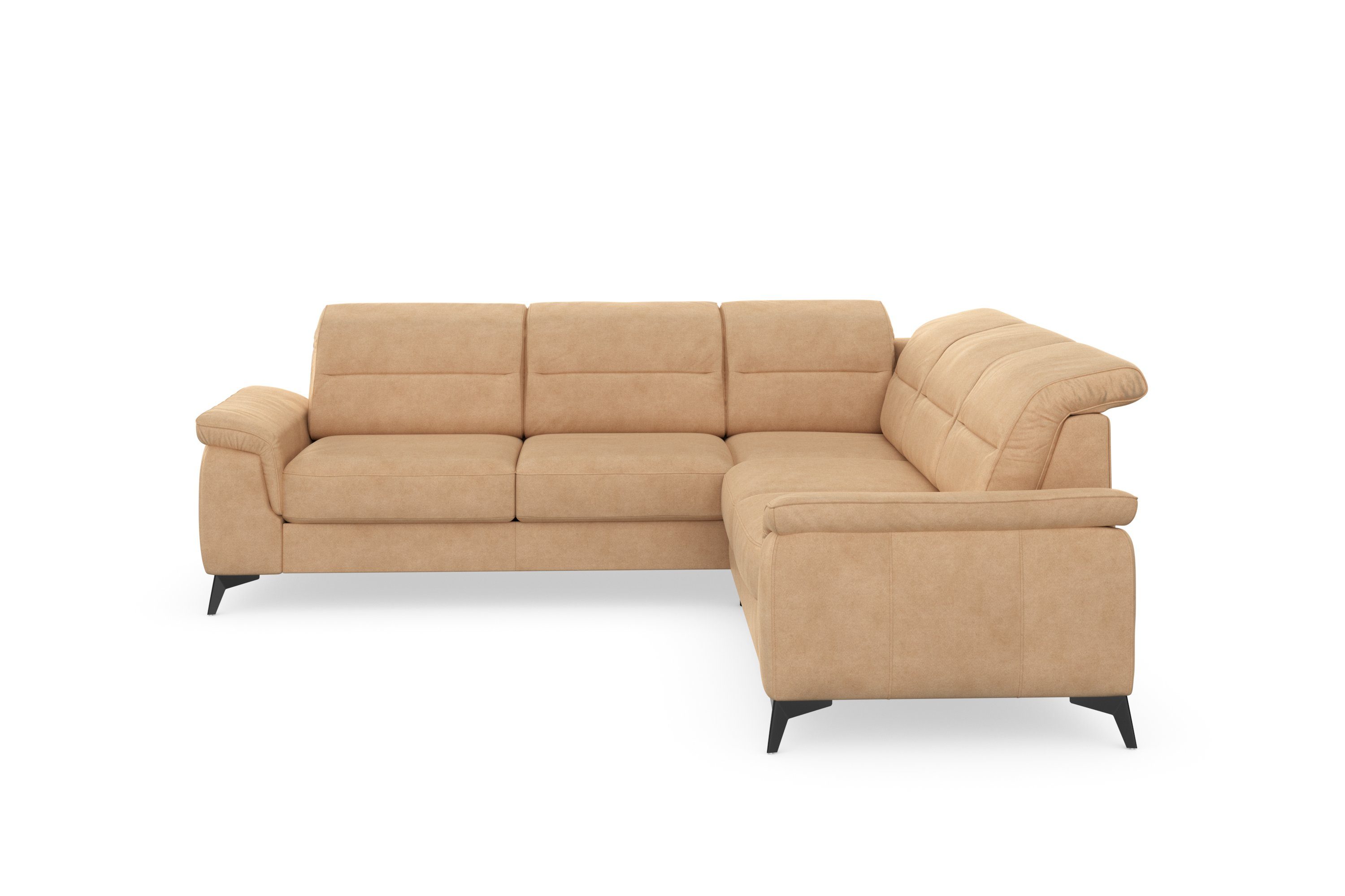 sit&more Ecksofa Sinatra, optinal mit Metallfüße und Armteilfunktion, Kopfteilverstellung