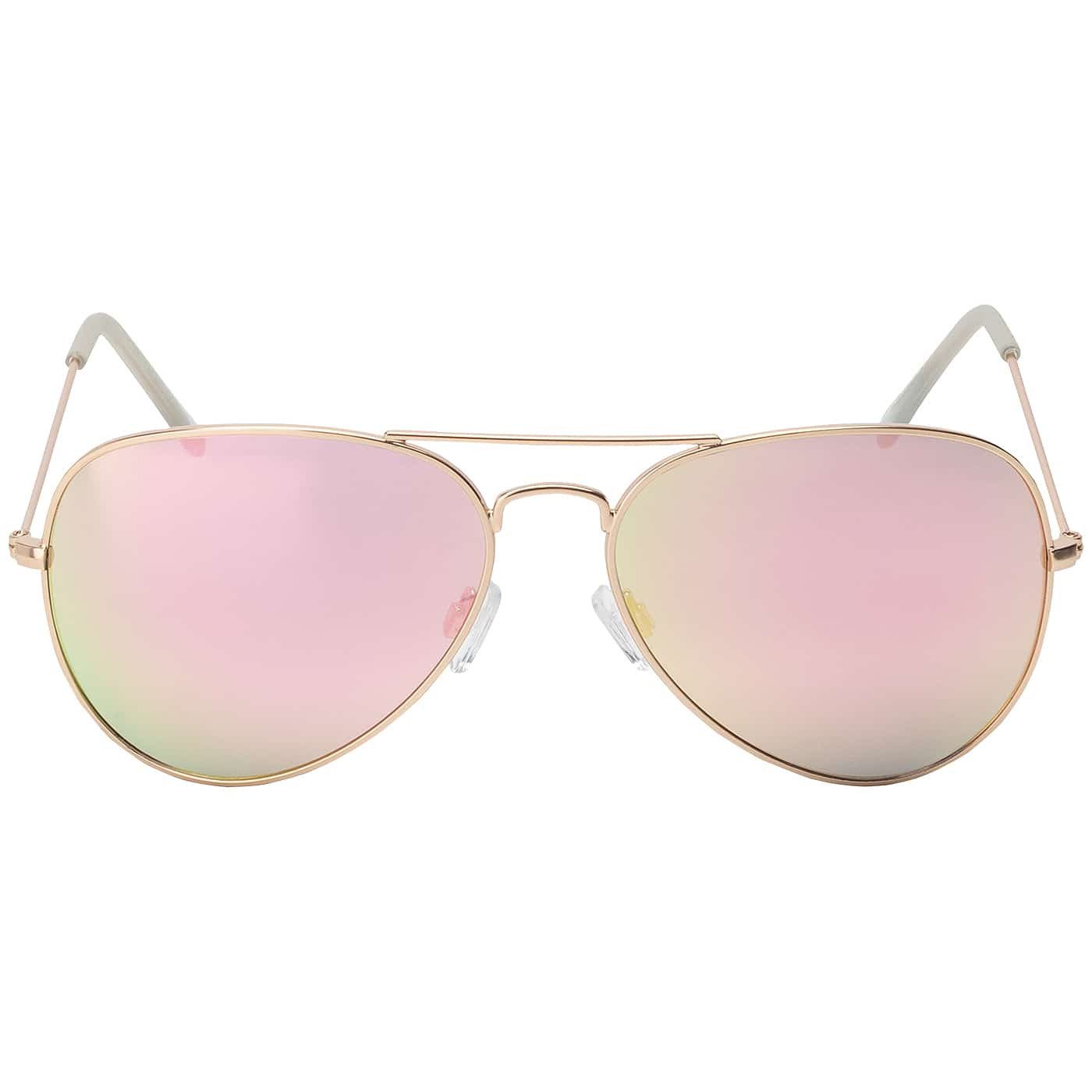 BEZLIT Eyewear Pilotenbrille Damen Herren Piloten Sonnenbrille mit Metallrahmen (1-St) mit schwarzen Linsen