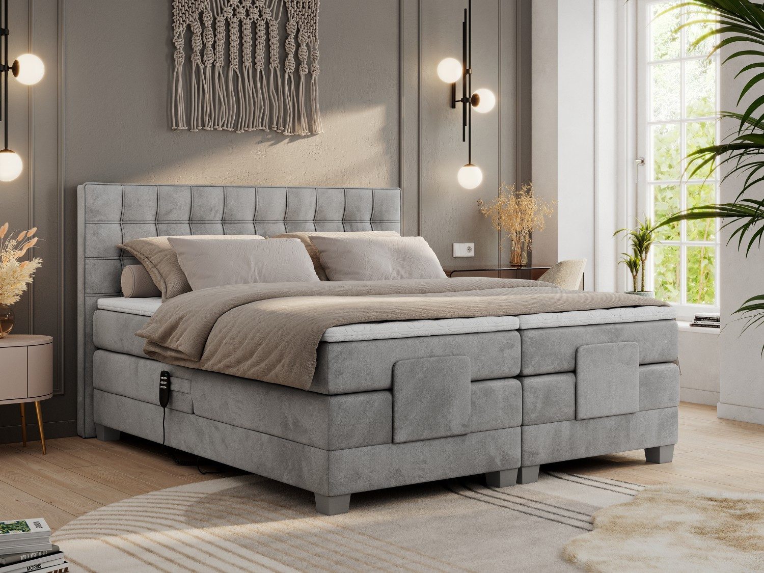 MKS MÖBEL Boxspringbett ELECTRO (Set, Packung, günstig online kaufen
