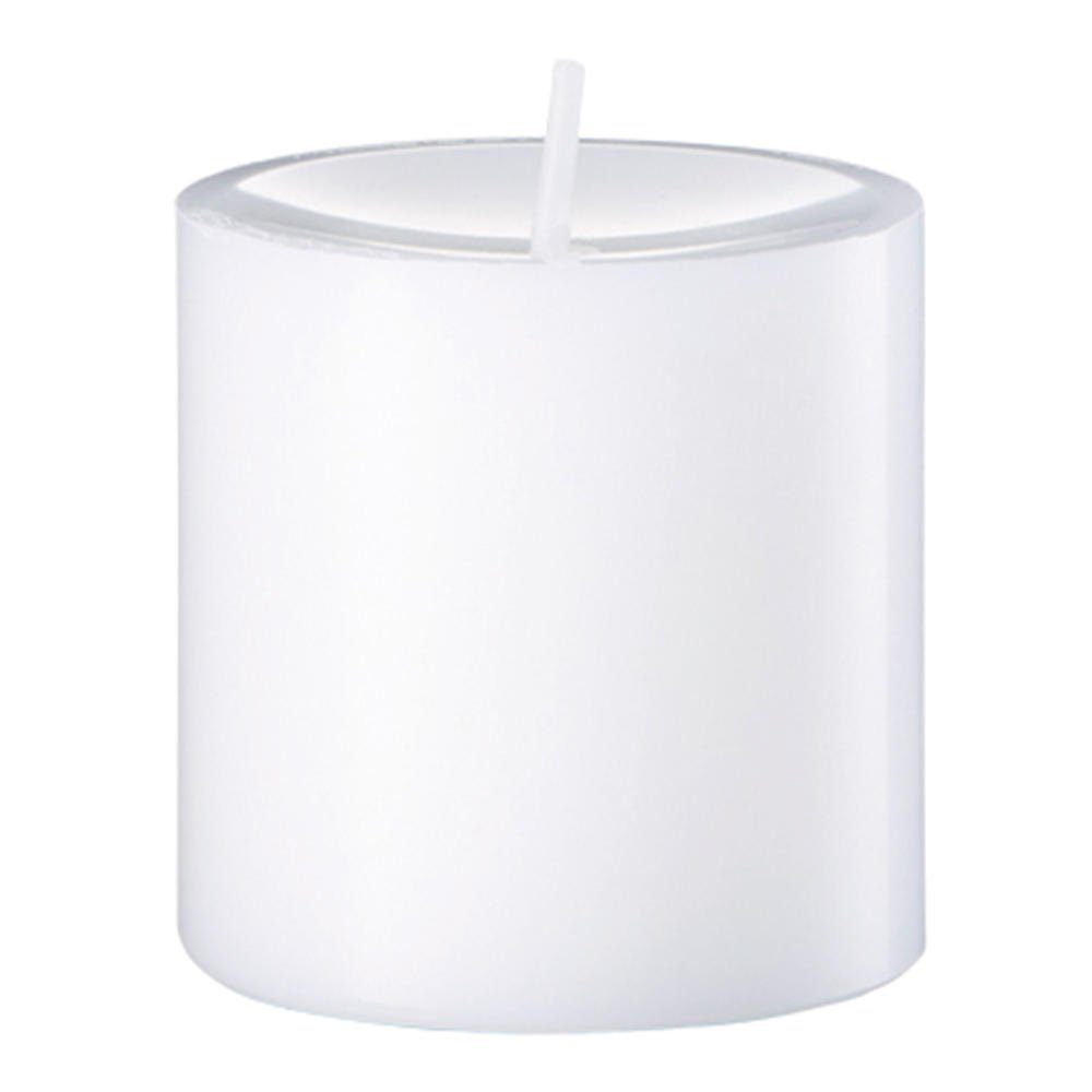 Engels Kerzen Stumpenkerze Gegossen Weiß H 8 cm