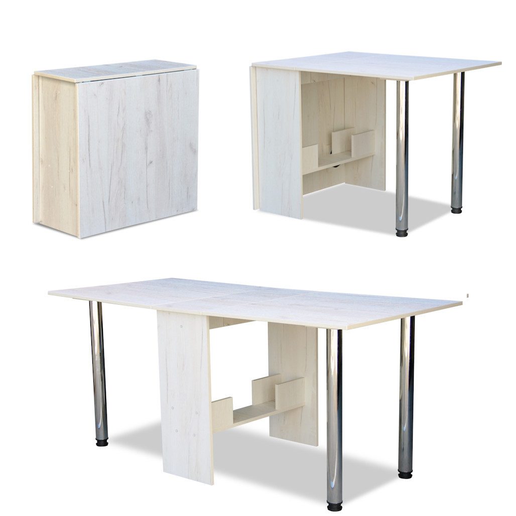 Rodnik Esstisch Amelie, klappbar, stabil & platzsparend, praktische abschraubbare Beine