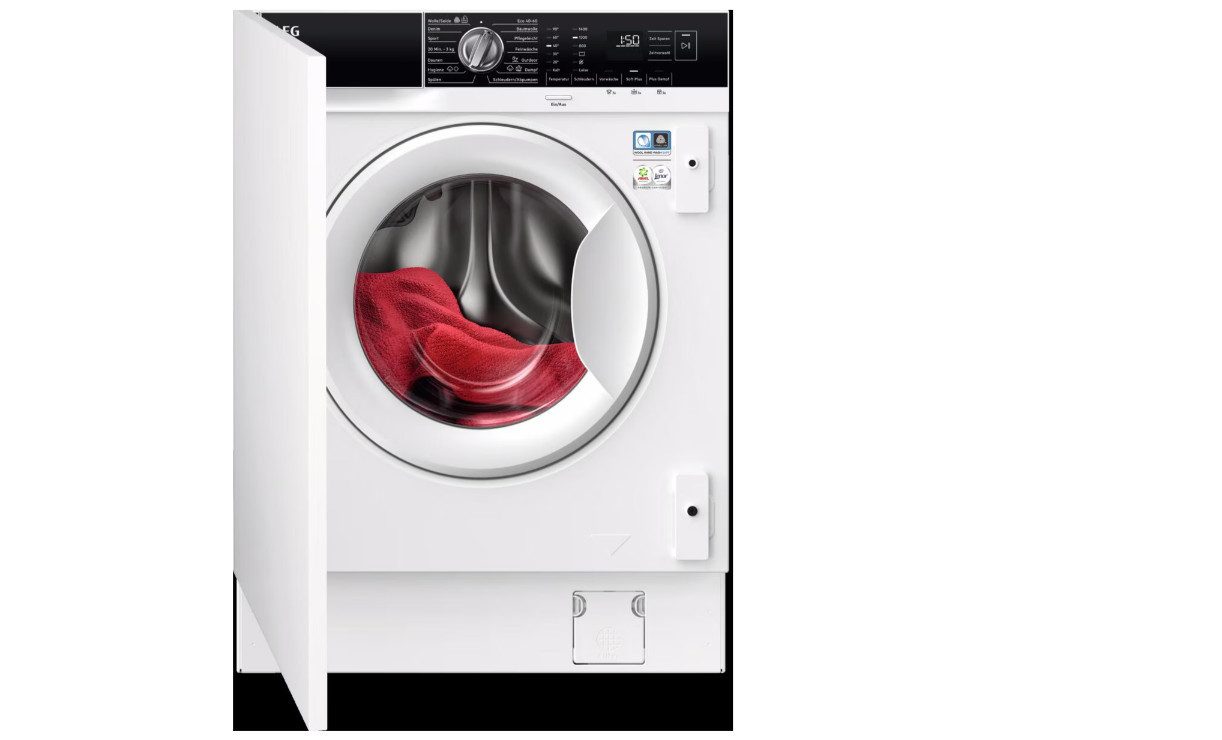 AEG Einbauwaschmaschine LR7BI6480: Moderne Wäschepflege mit intelligenter Wassersparautomatik