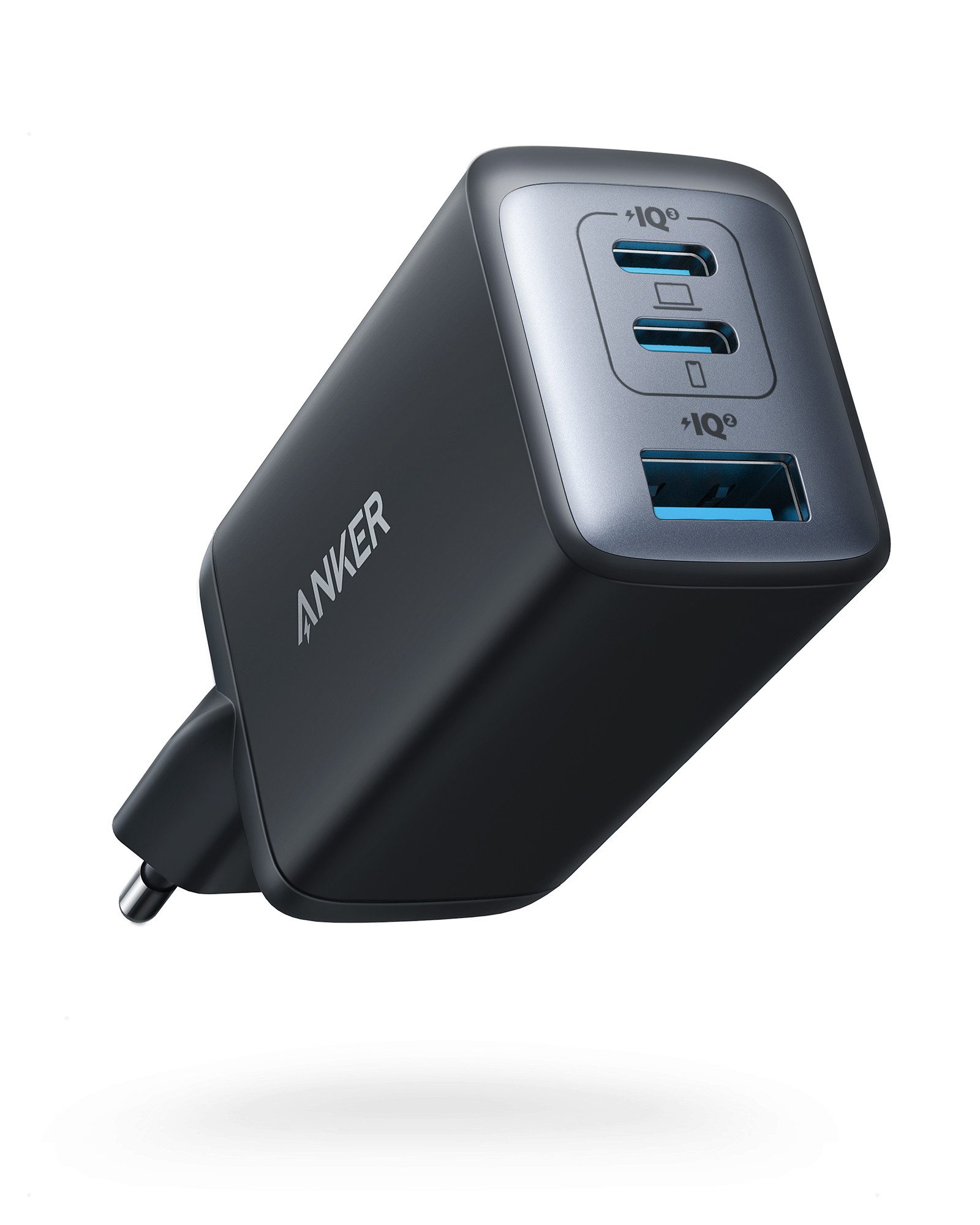 Anker Anker Nano 65W USB C Ladegerät, 3-Port iPad Schnellladegerät Laptop-Ladegerät