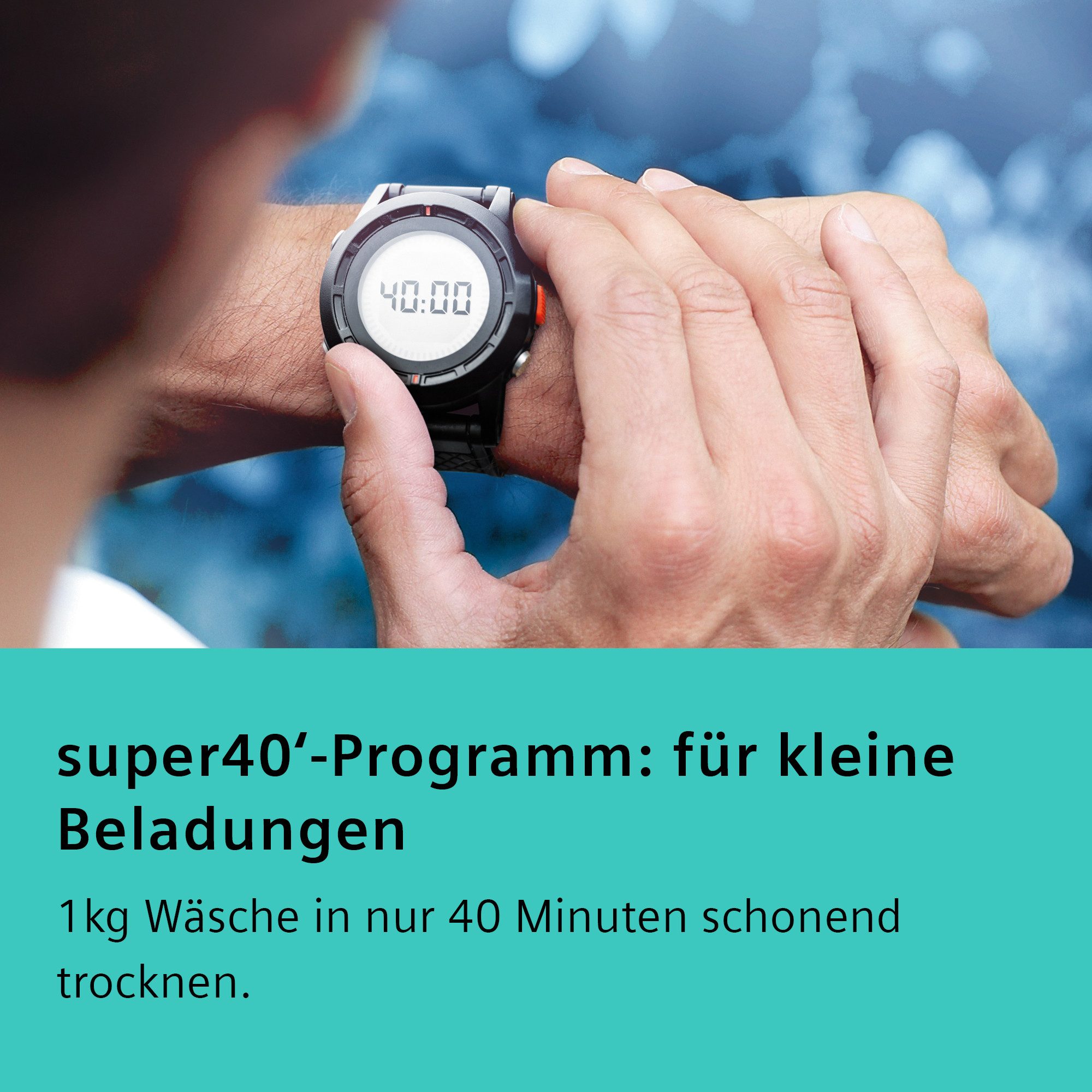 SIEMENS Wärmepumpentrockner iQ300 WT45HV0EM, Einfache Reinigung dank easyClean-Filter, Outdoor-Programm