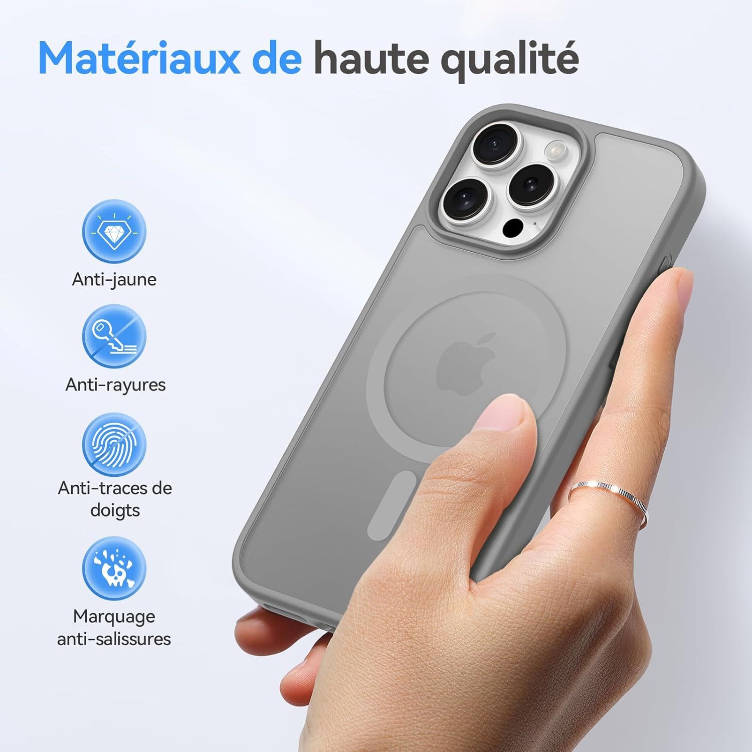 Widmann-Shop Smartphone-Hülle Handyhülle MagSafe für Apple iPhone 17 16 15 14 13 Pro Max Cover Case, Hoher Schutz, viele Farben wählbar