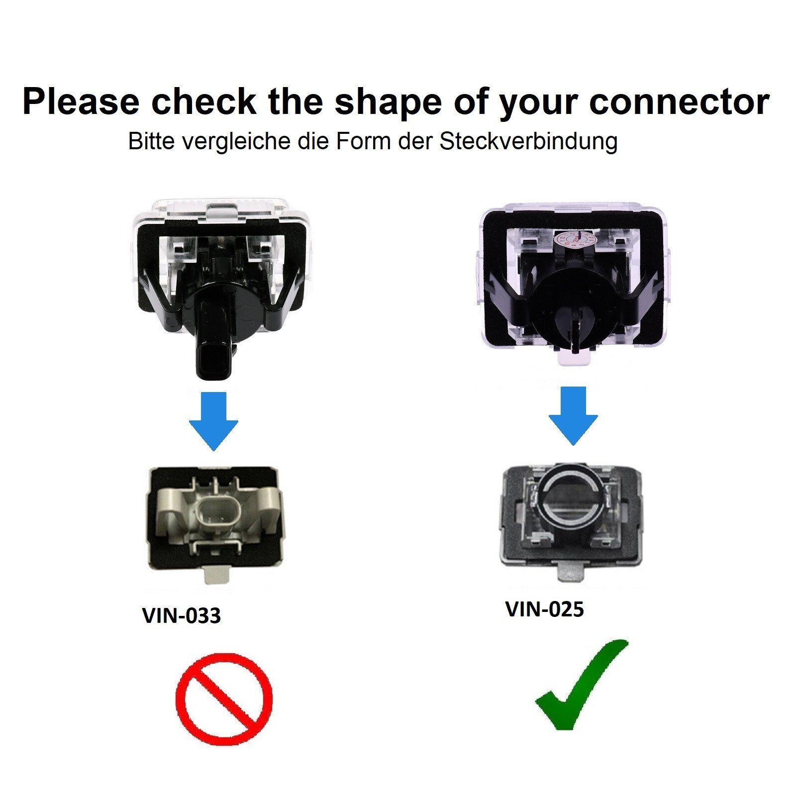 Vinstar KFZ-Ersatzleuchte LED Kennzeichenbeleuchtung E-geprüft für Mercedes Benz, Mercedes Benz W204 W212 W216 W221 W207 C207 – Bild 5 von 5