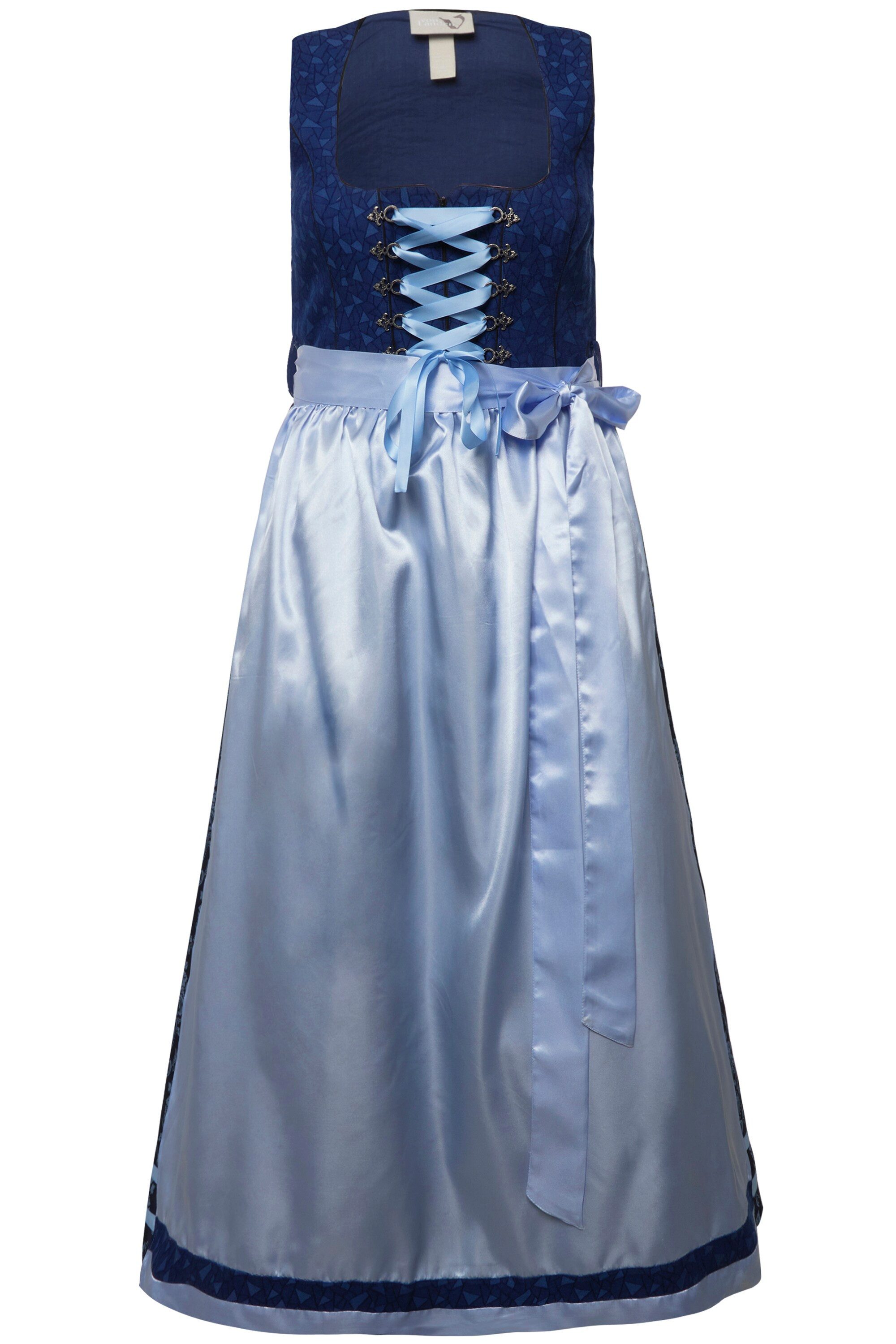 Ulla Popken Dirndl Dirndl Reißverschluss Carree-Ausschnitt günstig online kaufen