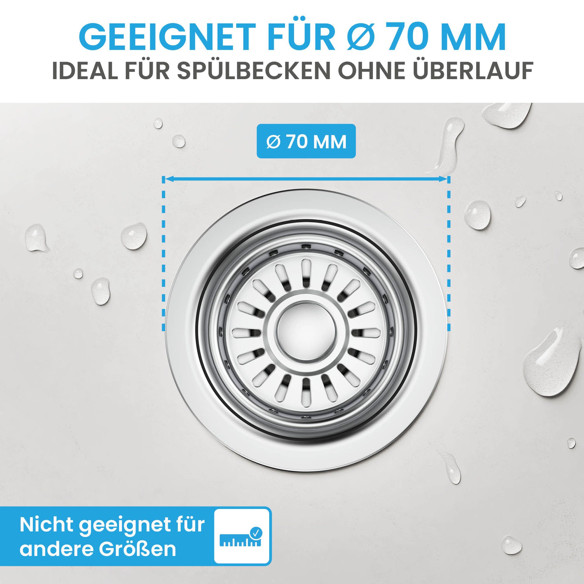 Bächlein Ablaufgarnitur Pop-Up Küche Mini günstig online kaufen
