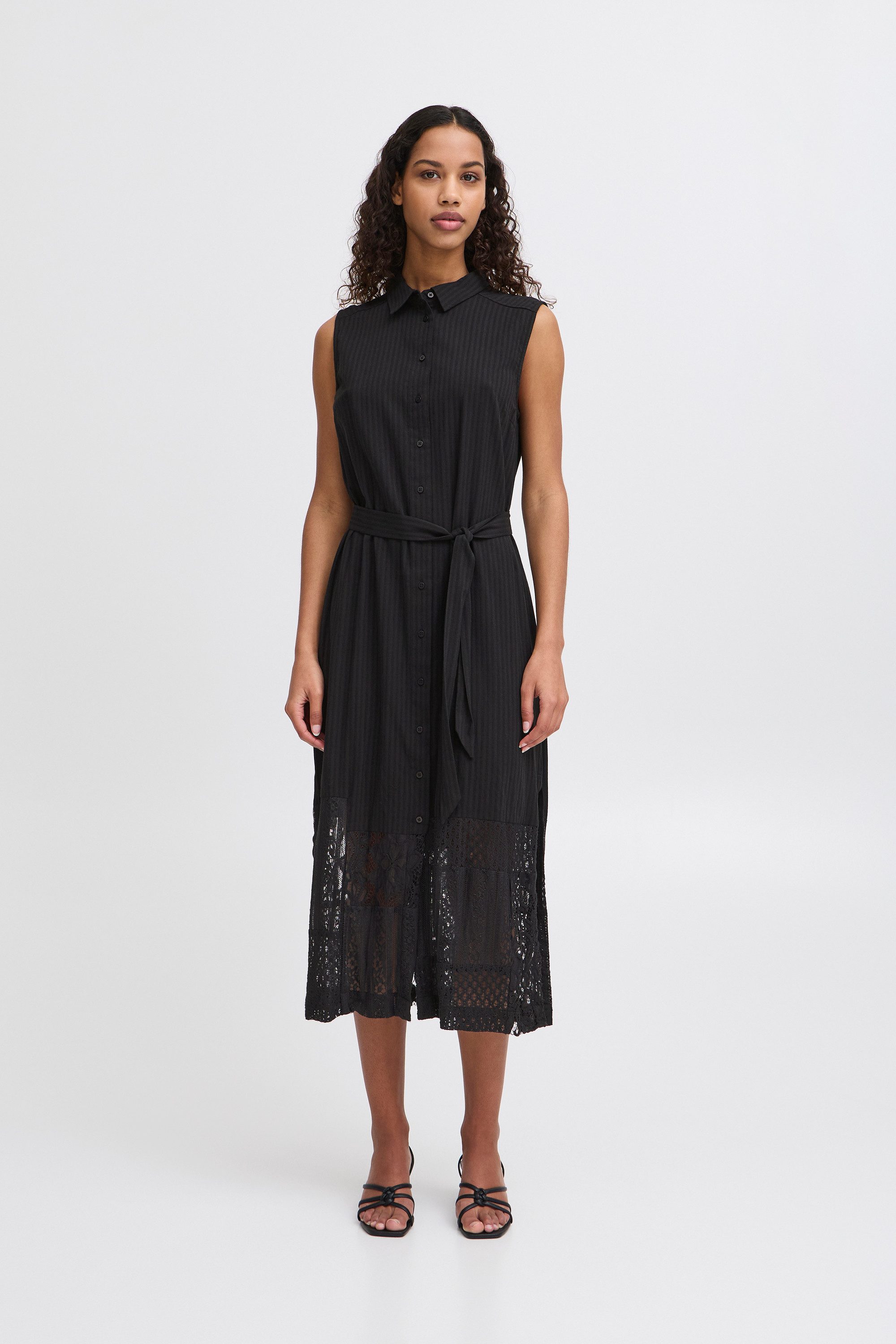 Ichi Blusenkleid Midikleid günstig online kaufen