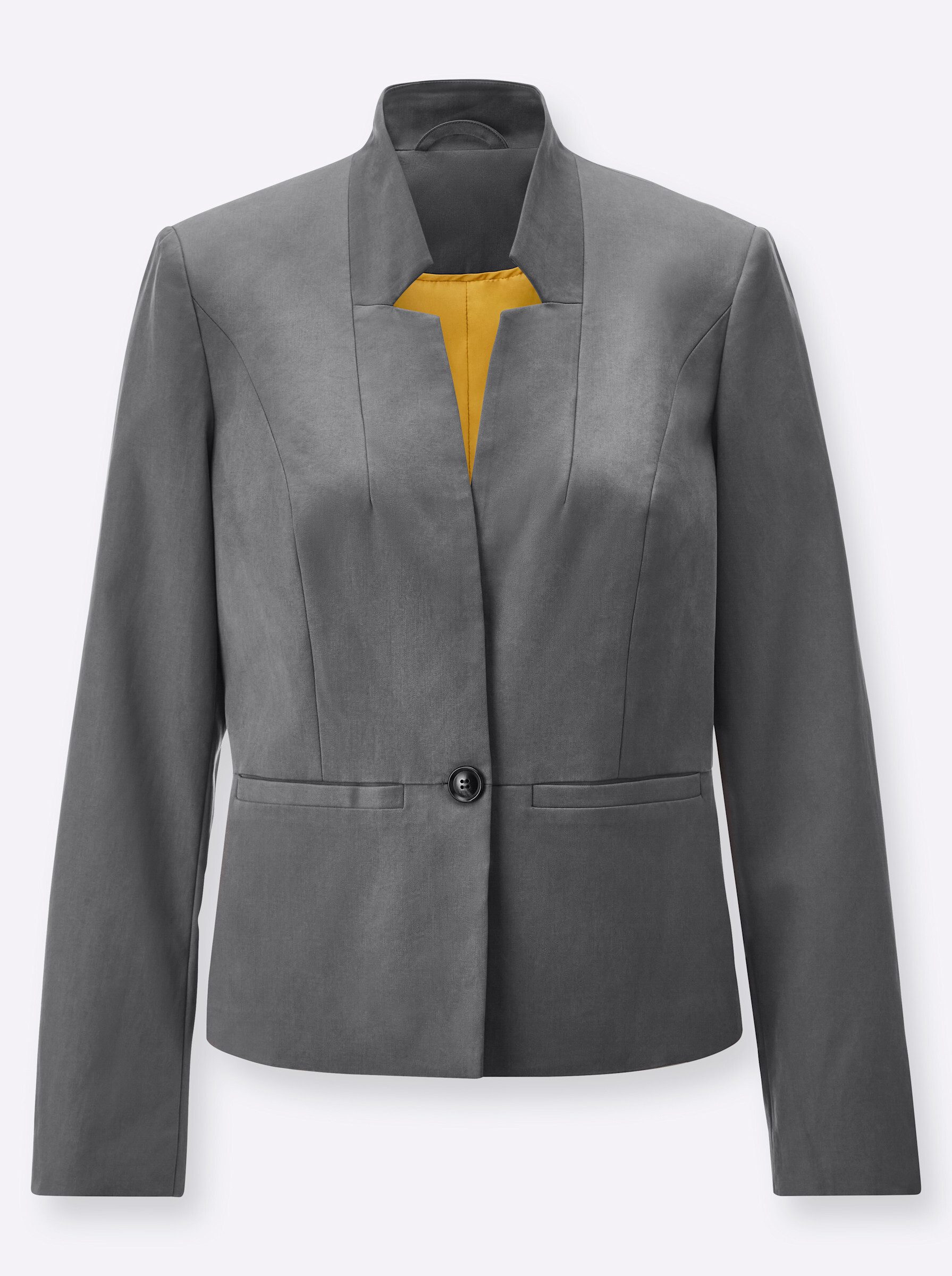 creation L Blusenblazer Lyocell-Mix-Blazer Langarm