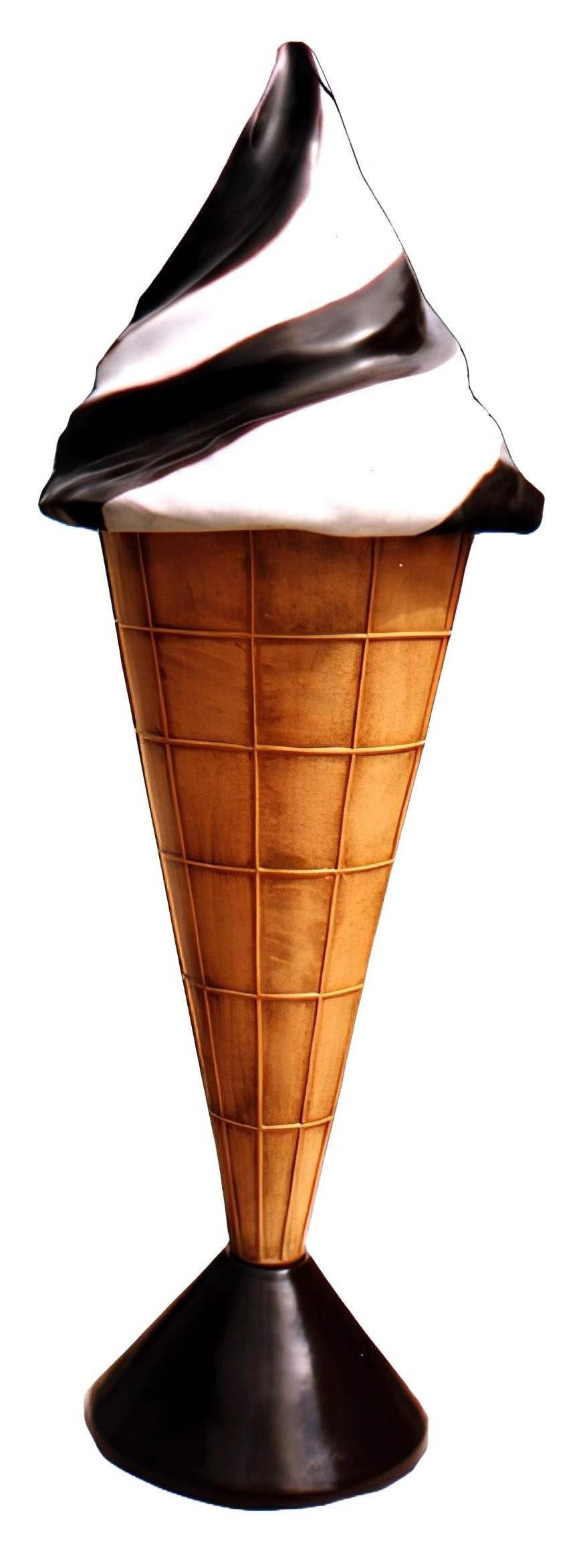 Xlmoebel Dekoobjekt Eisfigur Statue im Eisdiele Design für stilvolle Dekoration (Italienisches Eis Material: Kunststoff 222 cm Höhe), Hergestellt in Europa