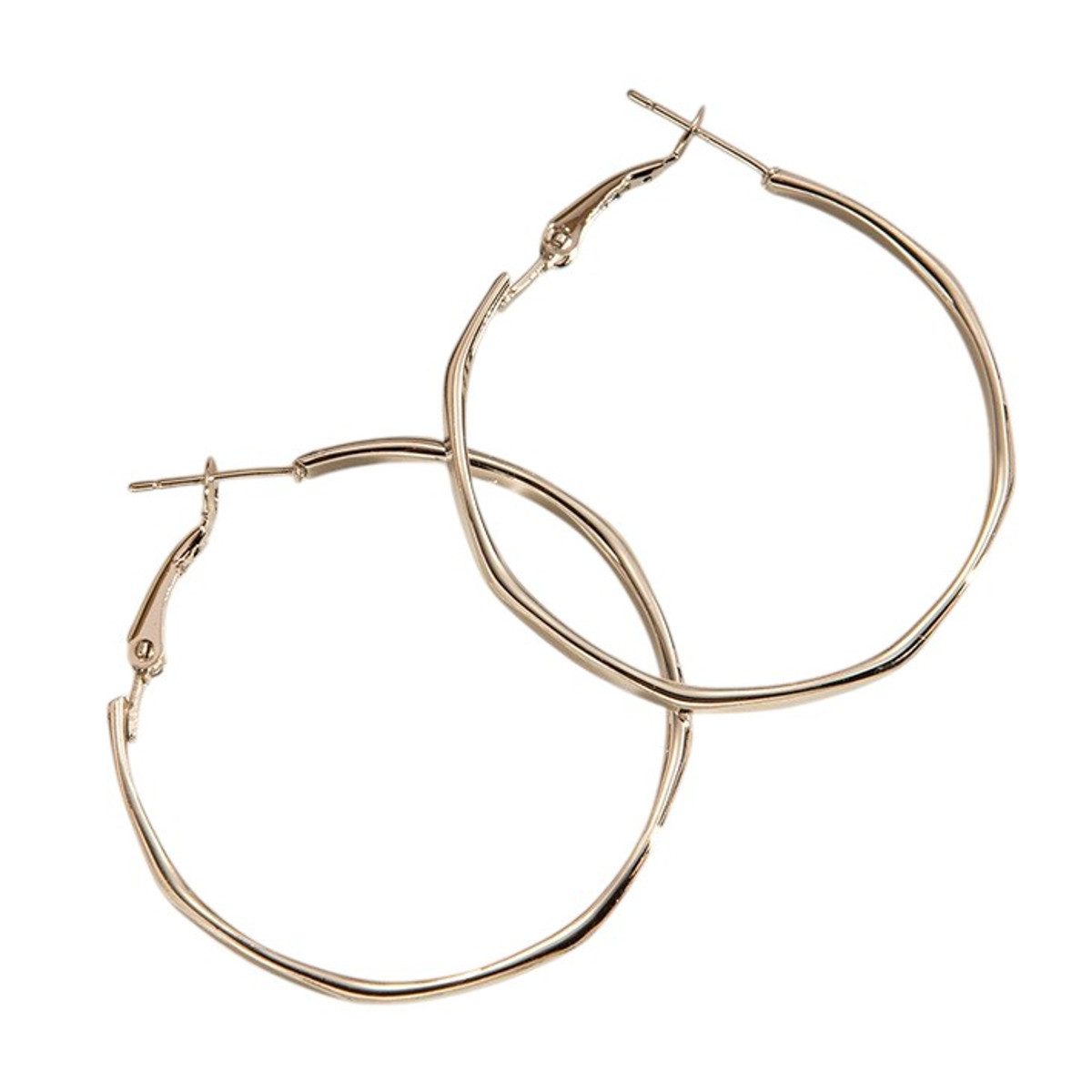 Paar Creolen Damen Ohrringe Silber 3,5 cm