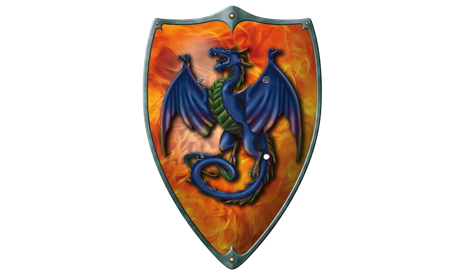 Spielzeug-Ritterschild Ritterschild Feuerdrache