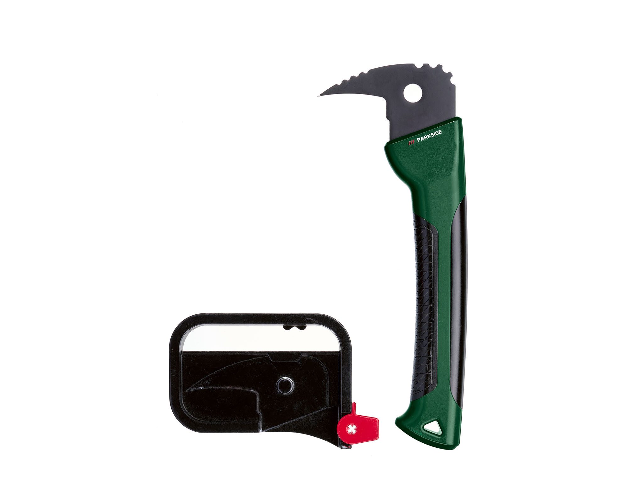 Parkside Gartenpflege-Set Parkside Sappie Sappel Griesbeil Ergonomischer Anti Rutsch Griff 320mm, Zum Tragen und Wenden von kleinen Stämmen