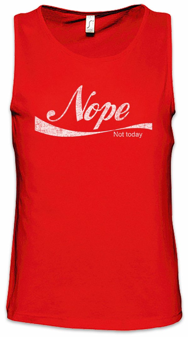Tanktop Nope Cola Ärmelloses T-Shirt Gamer Fun Games Gaming Video PC Admin IT