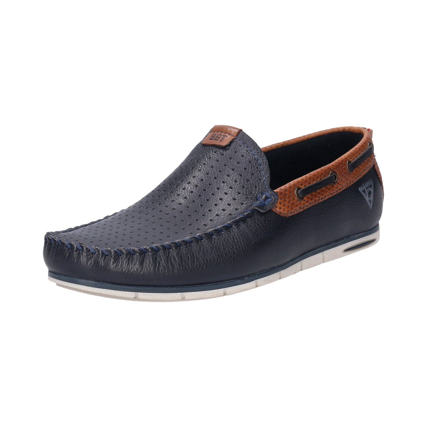 BUGATTI Herren Mokassin Chesley 321-A2X62-1000-4100 dark blue Mokassin