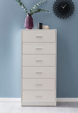 KADIMA DESIGN Kommode Sideboard für Wohn- & Esszimmer, 6 Schubladen, modernes Design