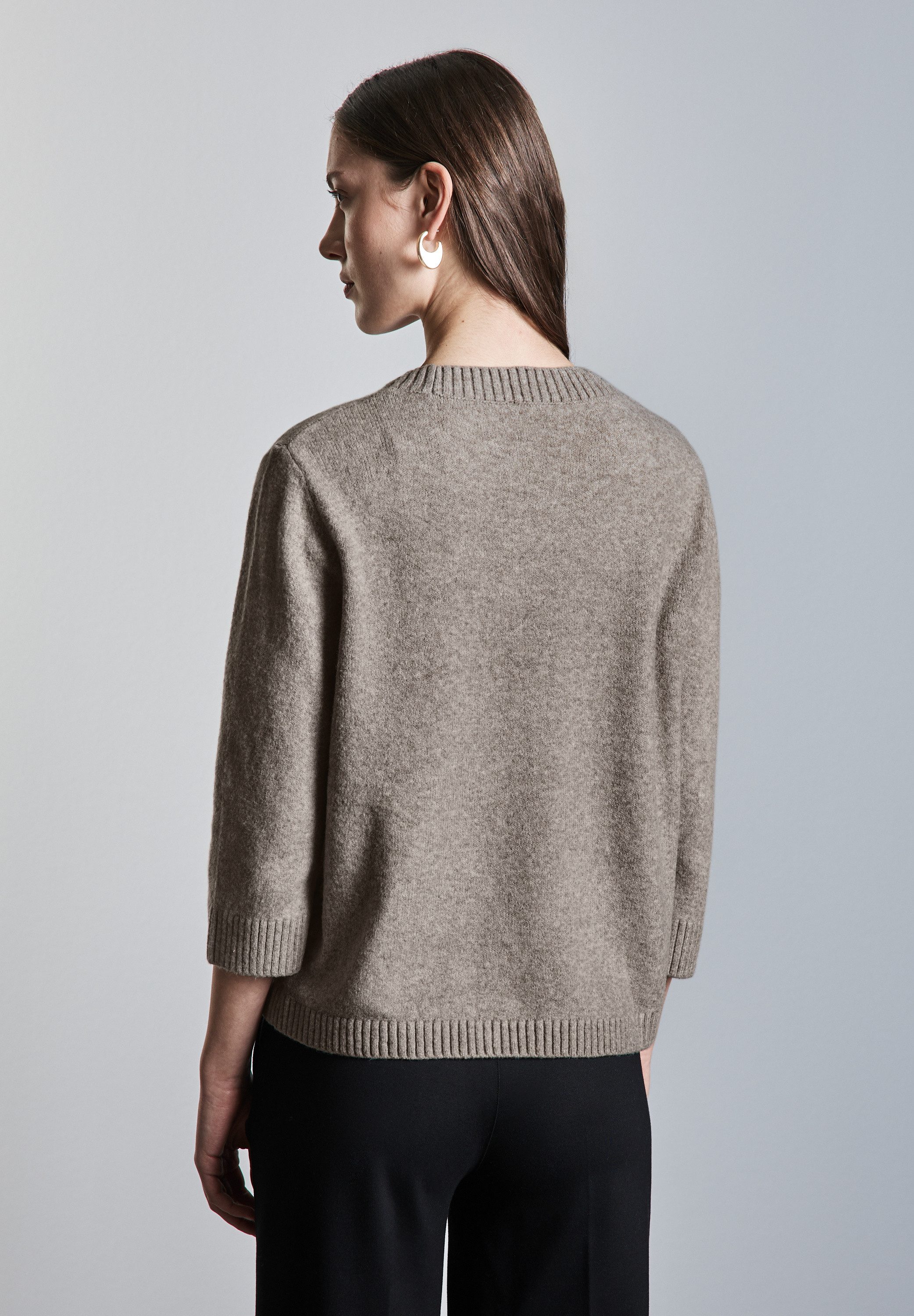 STREET ONE Strickpullover mit 3/4-Ärmeln günstig online kaufen