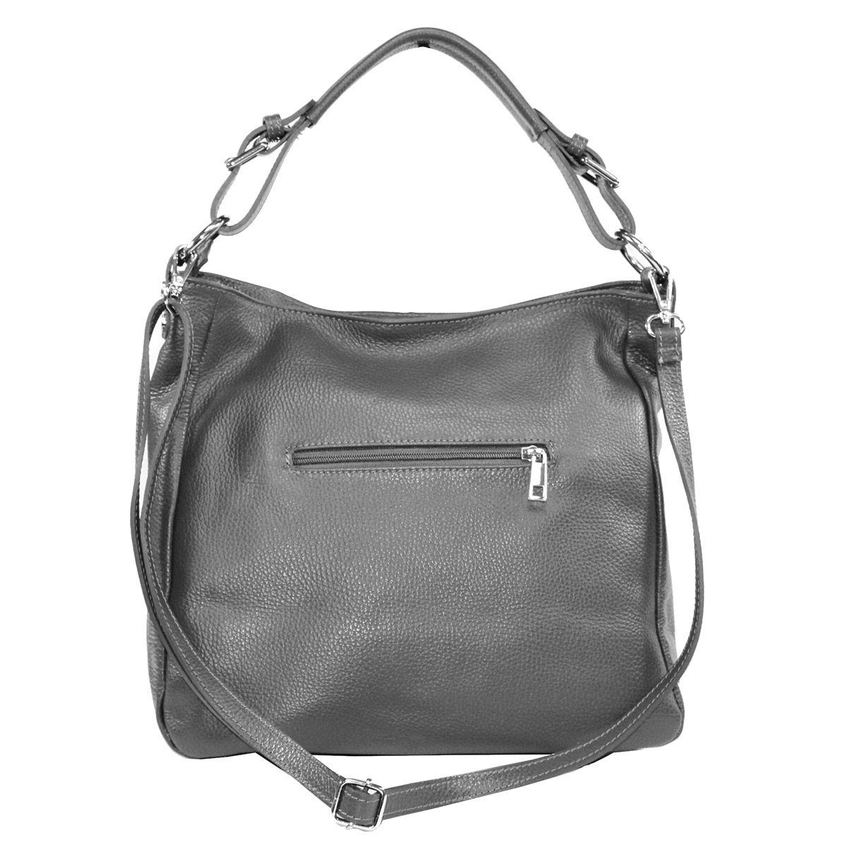 Handtasche Grau fs7142, in fs-bags Italy Made