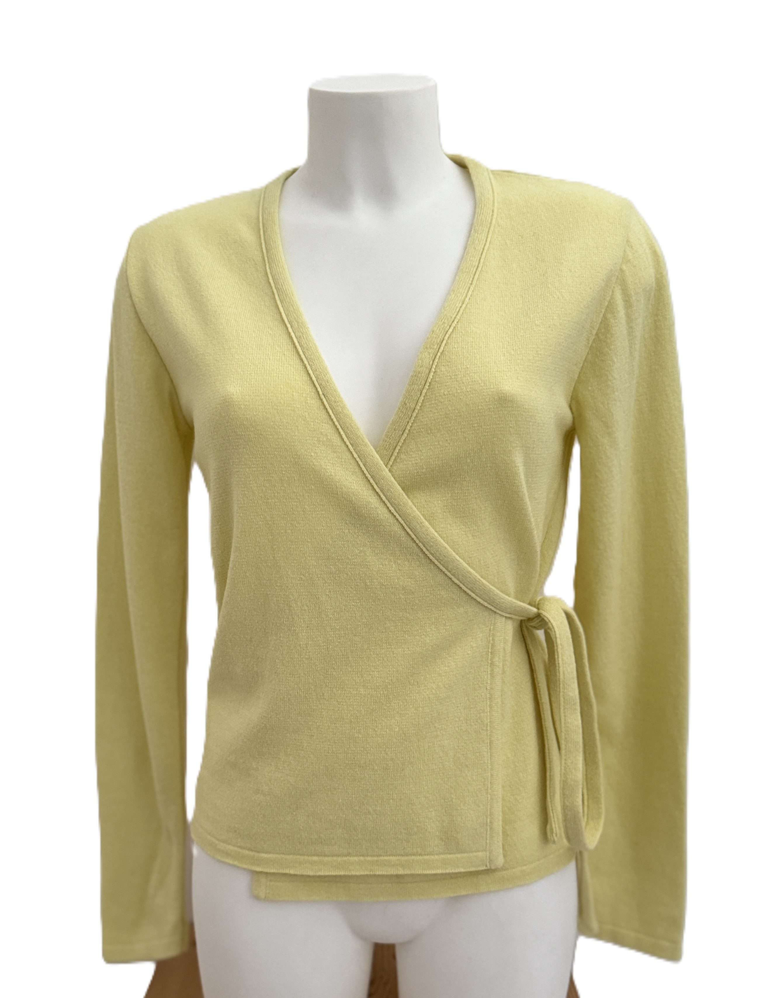 Zuckerwatte Wickelpullover Wickelpullover aus weicher Merino günstig online kaufen