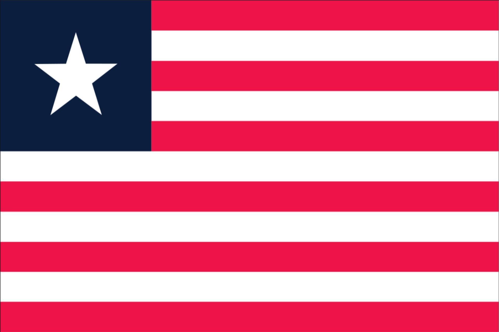 Flagge 80 g/m² Liberia flaggenmeer