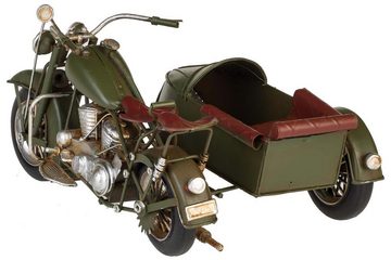Aubaho Modellmotorrad Modell Motorradgespann Motorrad Gespann Oldtimer Blech Metall Antik-St