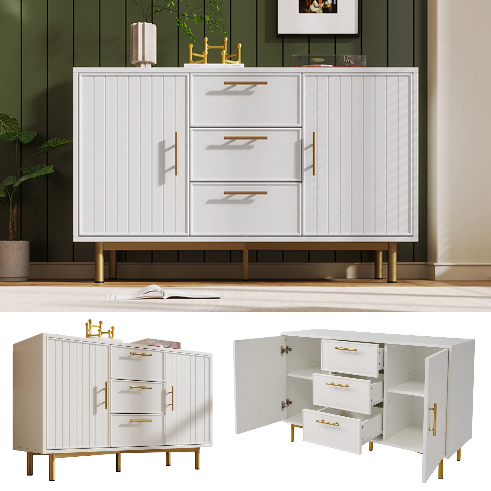 HAUSS SPOLE Sideboard Kommode mit 2 günstig online kaufen
