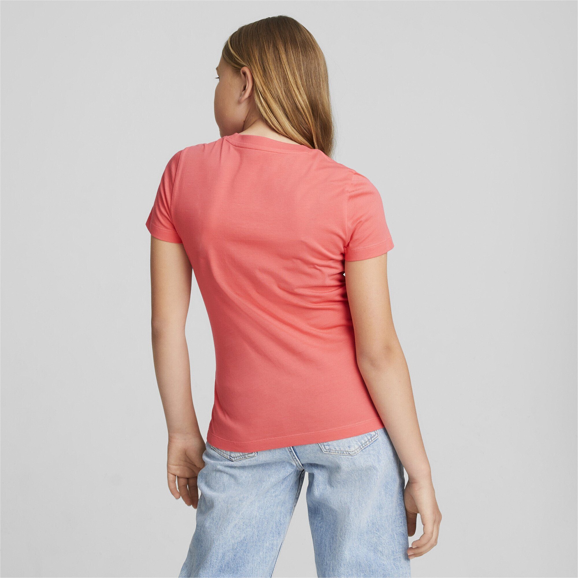 PUMA T-Shirt PUMA SQUAD Graphic Mädchen Electric Pink T-Shirt Blush
