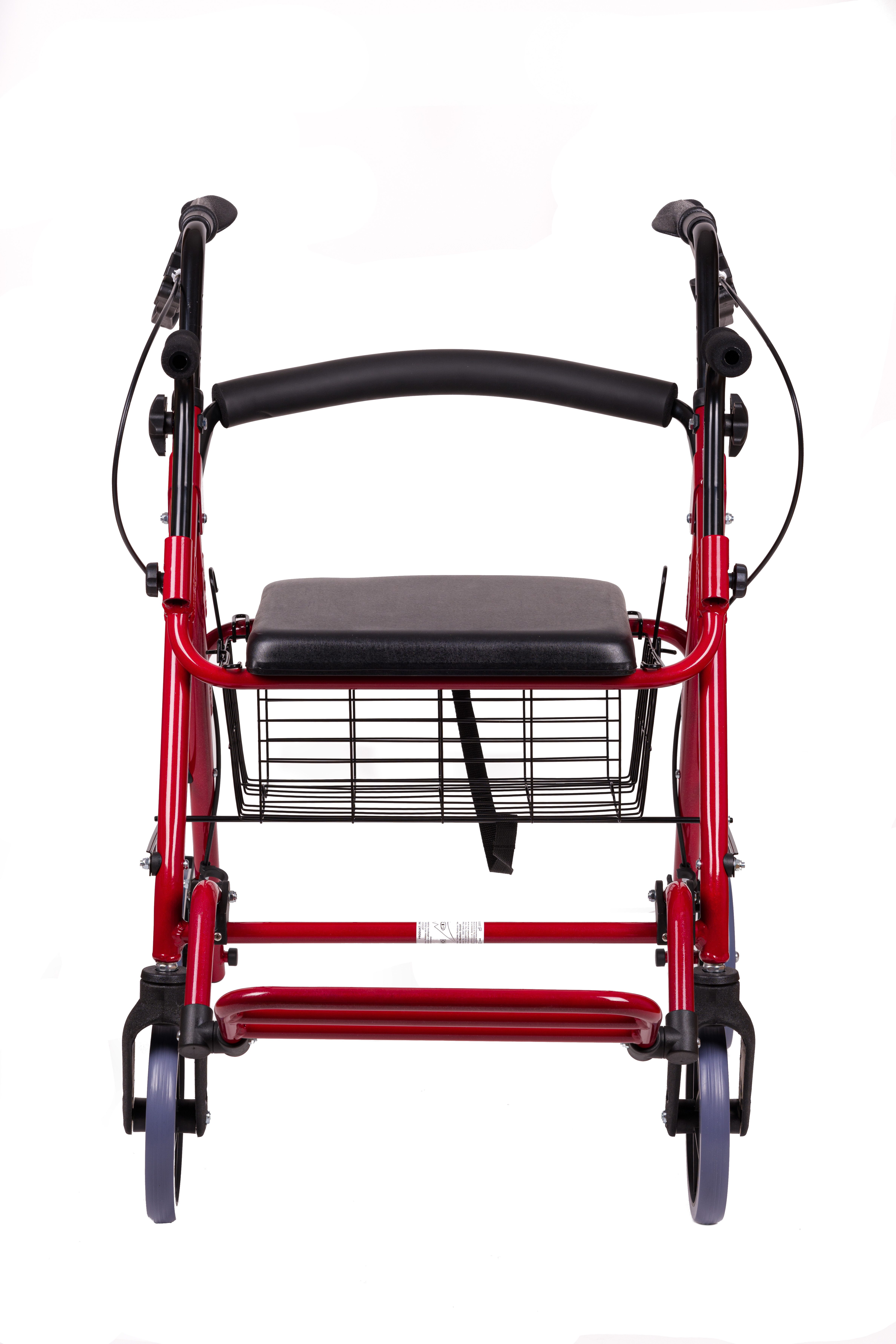 Antar Rollator Aluminium Zusammenklappbar Rollator mit Fußstütze und Korb