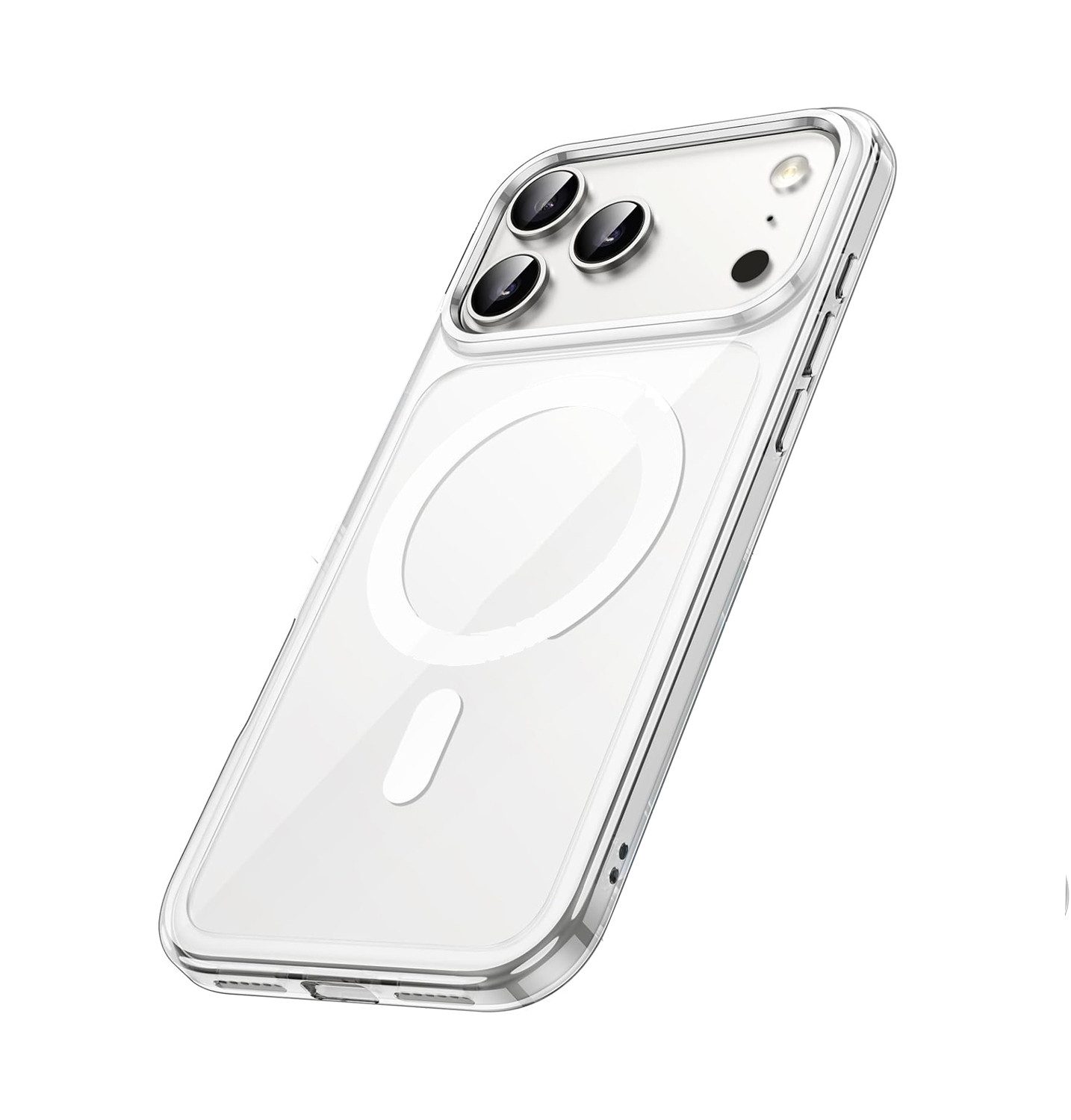 Ventarent Handyhülle Induktion Hülle iPhone 17 Pro MagSafe 6,3 Zoll, Case Cover Bumper Schutzhülle Magnetisch