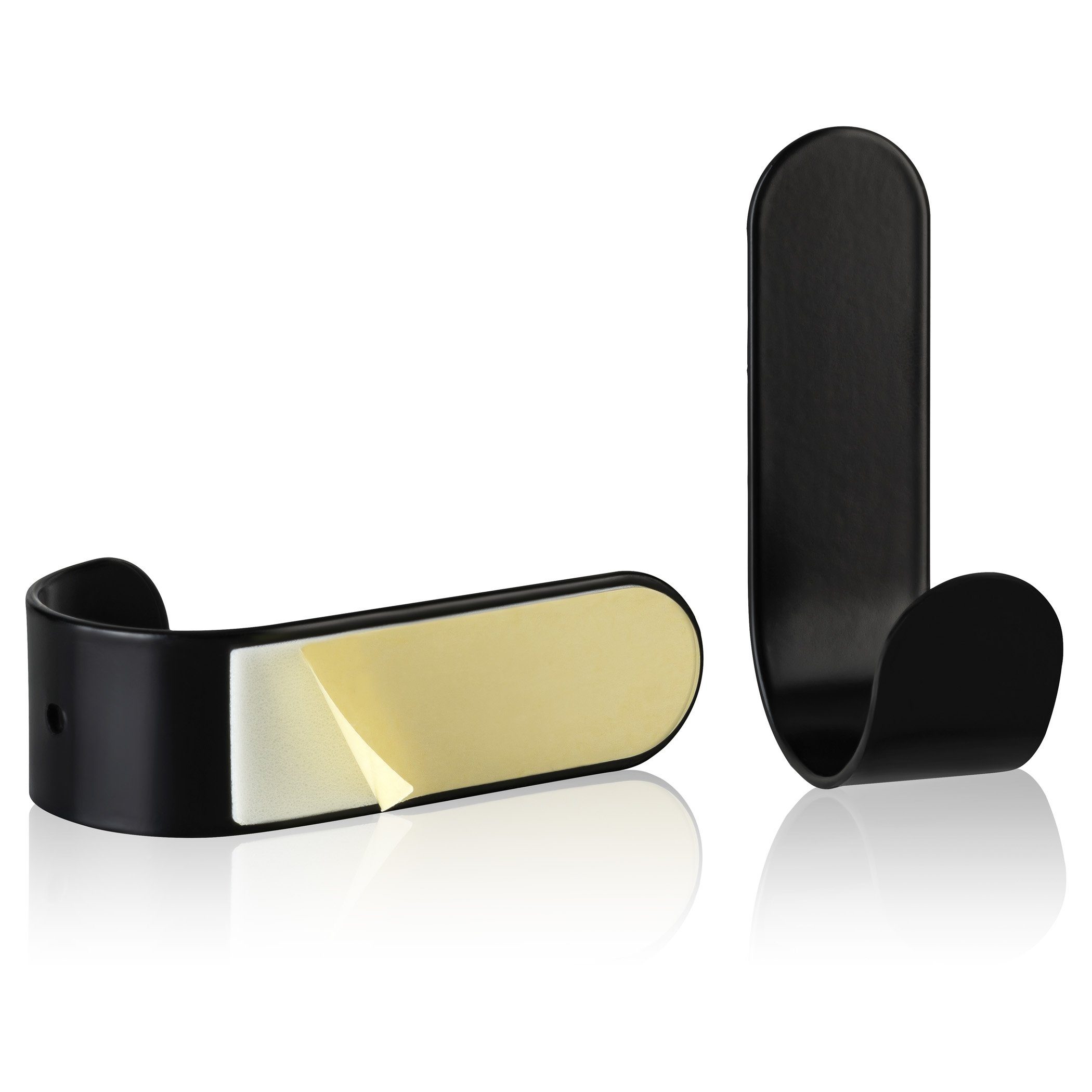 SEBSON Handtuchhalter Wandhaken Schwarz Edelstahl - 6x Klebehaken Bad, Küch günstig online kaufen