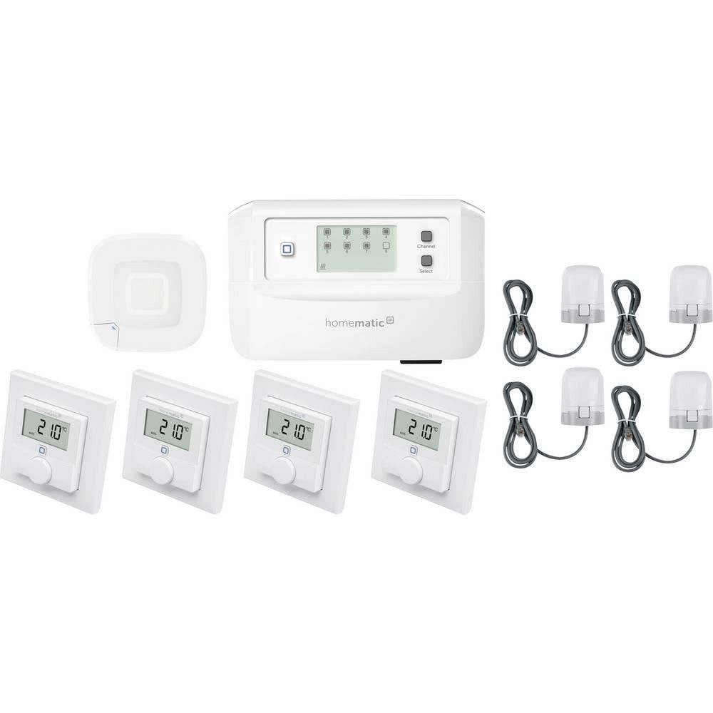 Homematic IP Starterkit Fußbodenheizung Smart-Home Starter-Set
