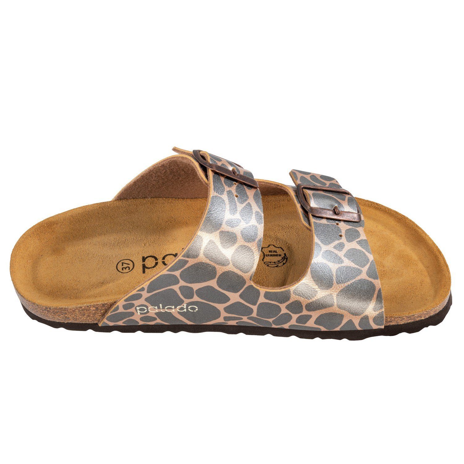 Print Pantolette PF Korfu (16750051) Giraffe Palado