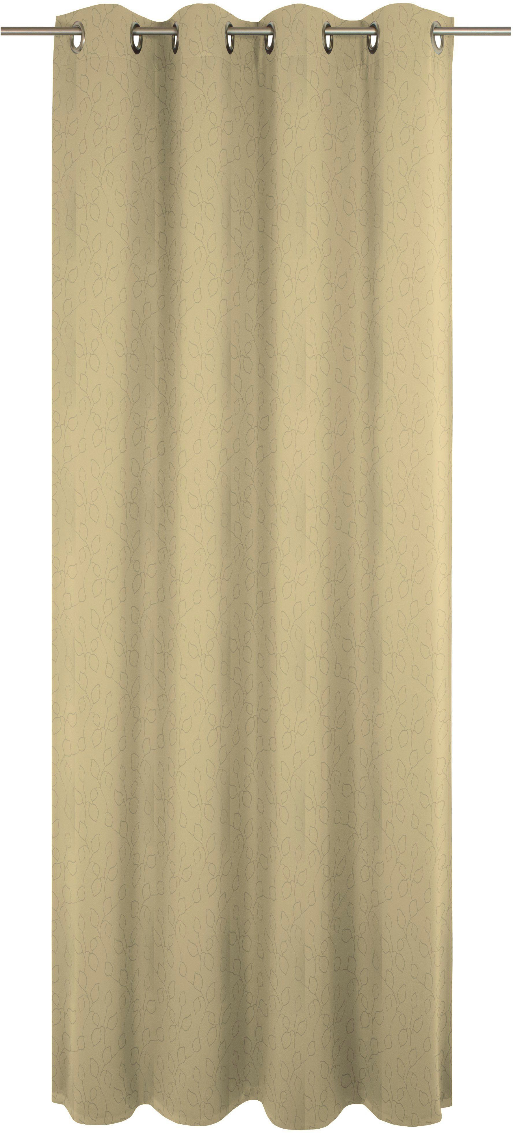 Wirth Vorhang Westport (1 St), Ösen, blickdicht, Jacquard