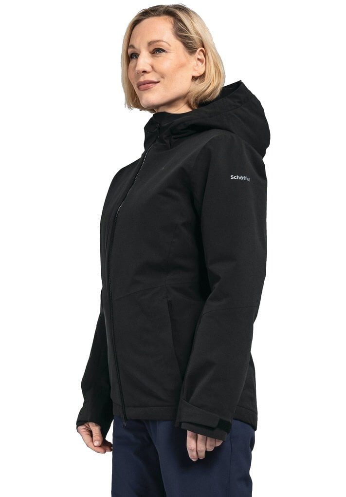 Schöffel Funktionsjacke Winter-Wanderjacke Torspitze (wasser- und winddicht, wattiert) schwarz