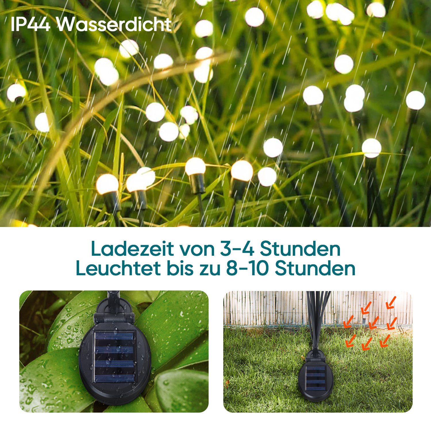 Salcar LED Solarleuchte 2er LED Solarleuchte günstig online kaufen