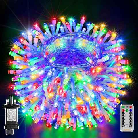 Diyarts LED-Lichterkette, 600-flammig, 60m, 8 Lichtmodi, Timer & Memory, IP44 Wasserdicht
