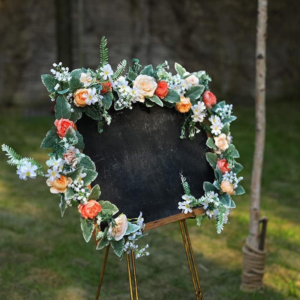 Kunstblumenstrauß osengirlanden künstliche Rosenranken,mit grünen Pflanzen, günstig online kaufen