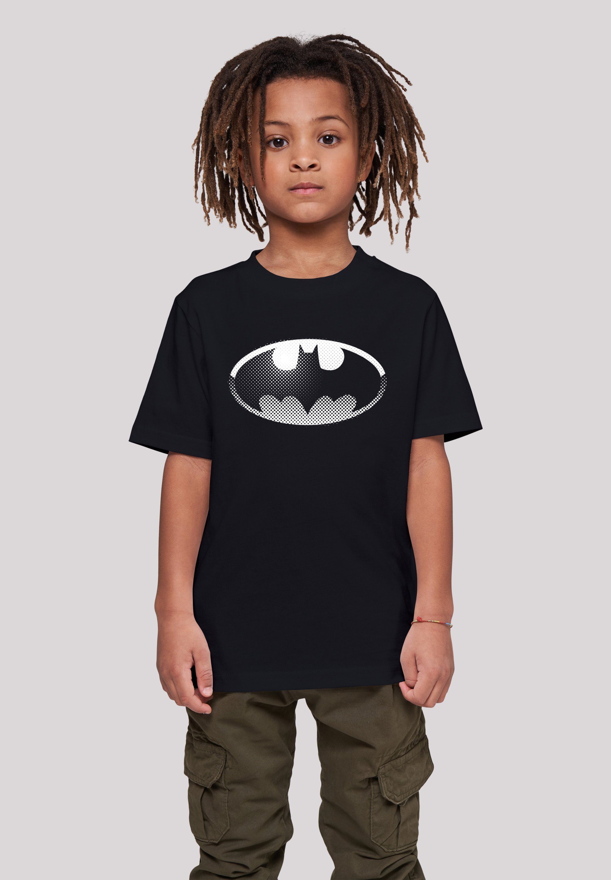 F4NT4STIC T-Shirt DC Comics Batman Spot Logo Unisex Kinder,Premium Merch,Jungen,Mädchen,Bedruckt | T-Shirts