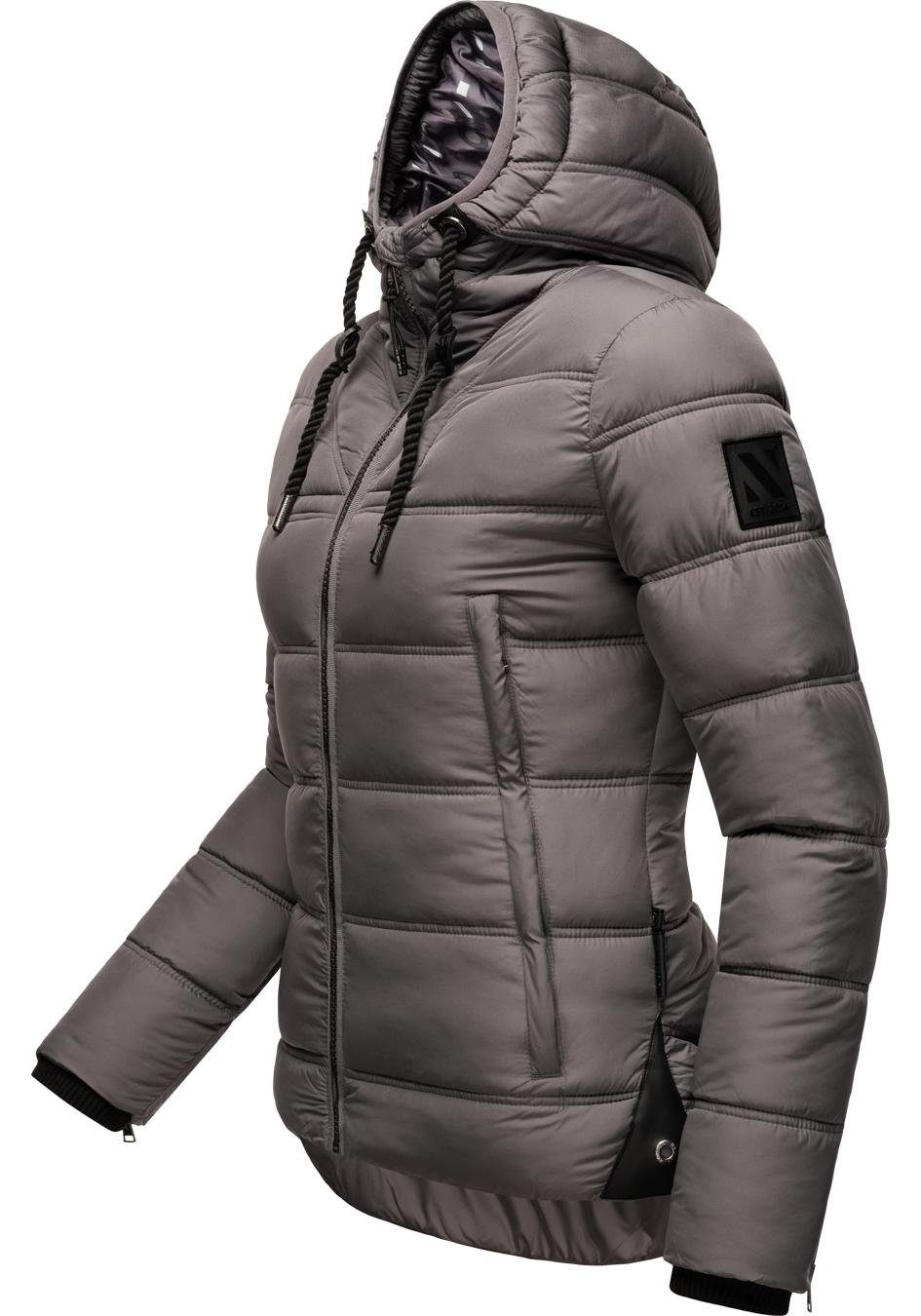 Navahoo Steppjacke Renesmee warm gesteppte Winterjacke mit Kapuze – Bild 2 von 4