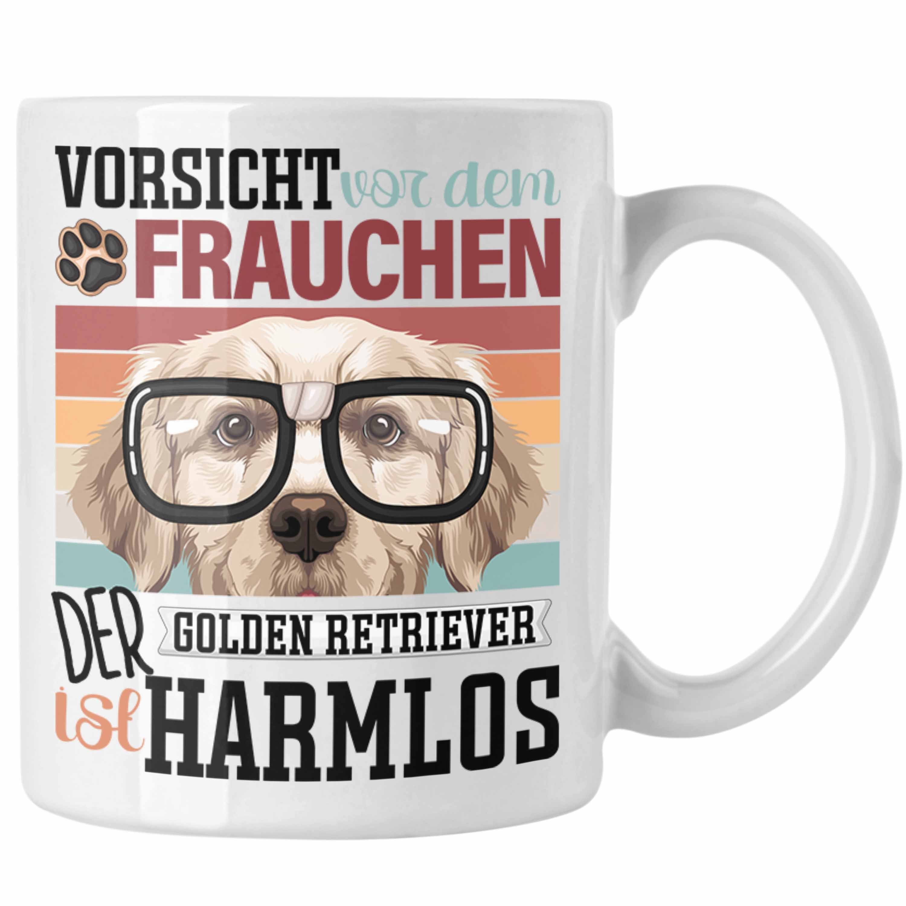Trendation Tasse Golden Retriever Besitzerin Frauchen Tasse Geschenk Lustiger Spruch Ge Weiss