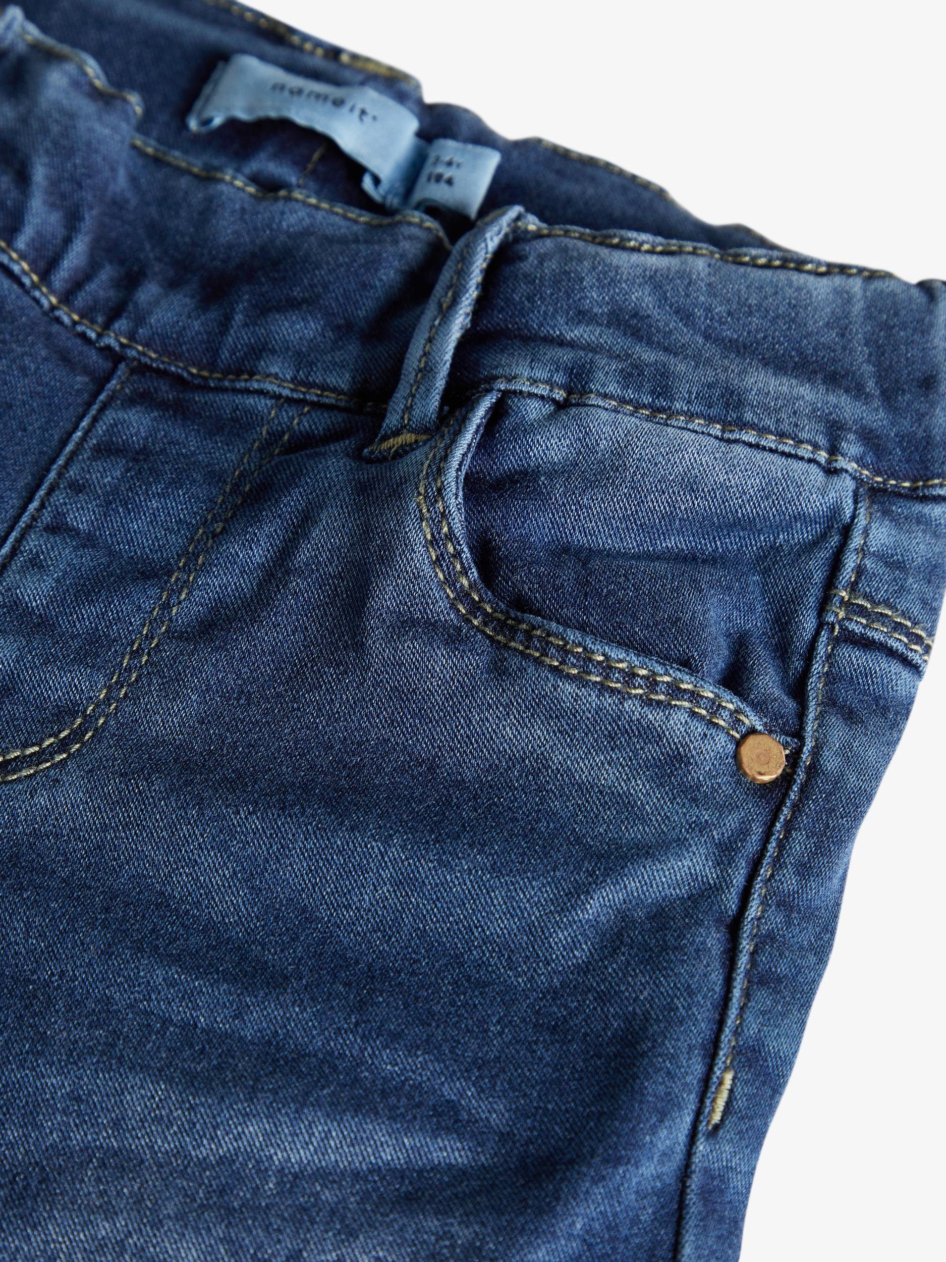 Name It Jeggings Mädchen weiche Denim-Jeggings 104 mit elastischem Bund