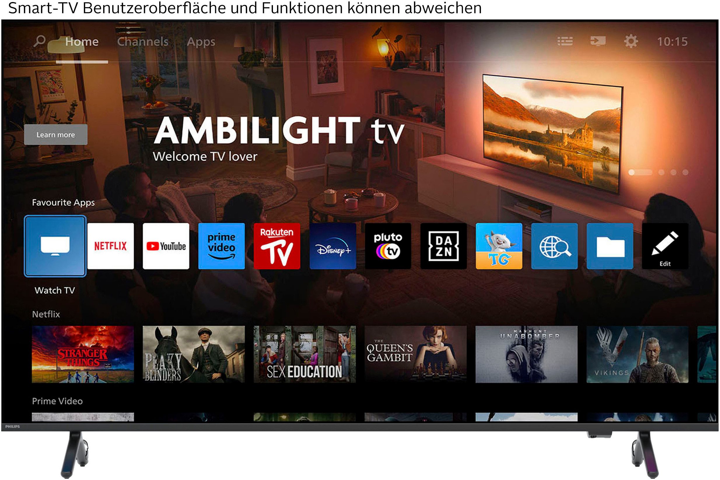 Philips 55MLED910/12 Mini-LED-Fernseher (139 cm/55 Zoll, 4K Ultra HD, Smart-TV)  ! RABATT: 17.05%