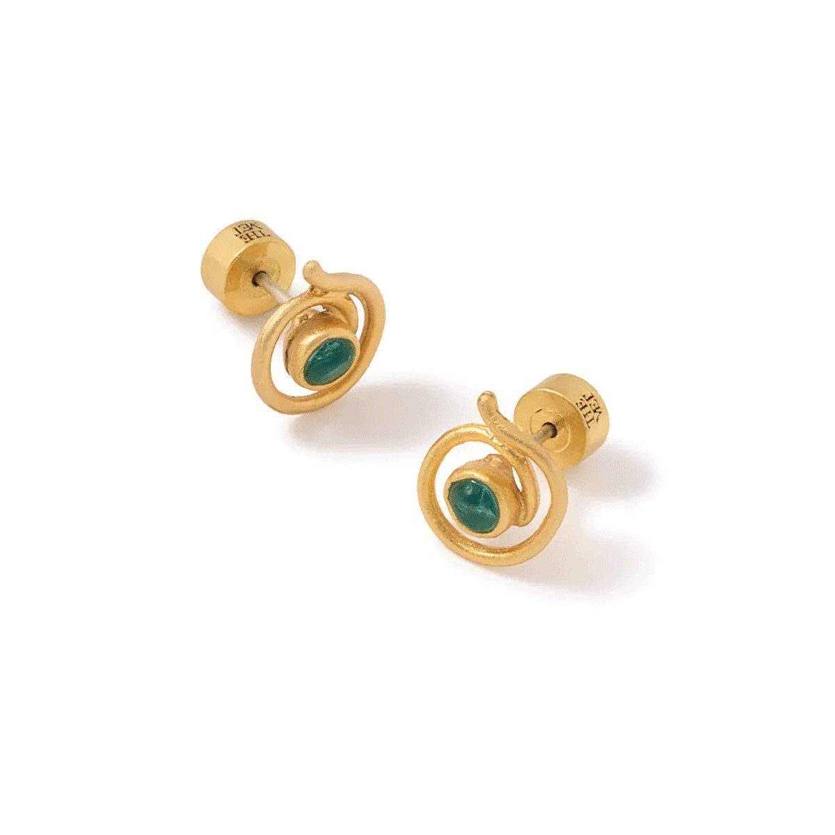 Ohrring und Ketten Set Art déco-Ohrringe »Spiralen«.