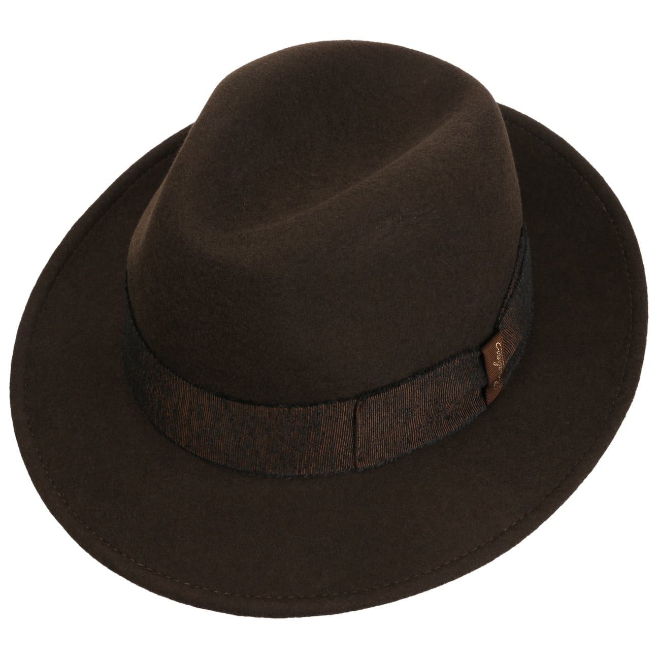 Borsalino Filzhut (1-St) Wollhut mit Ripsband, Made in Italy