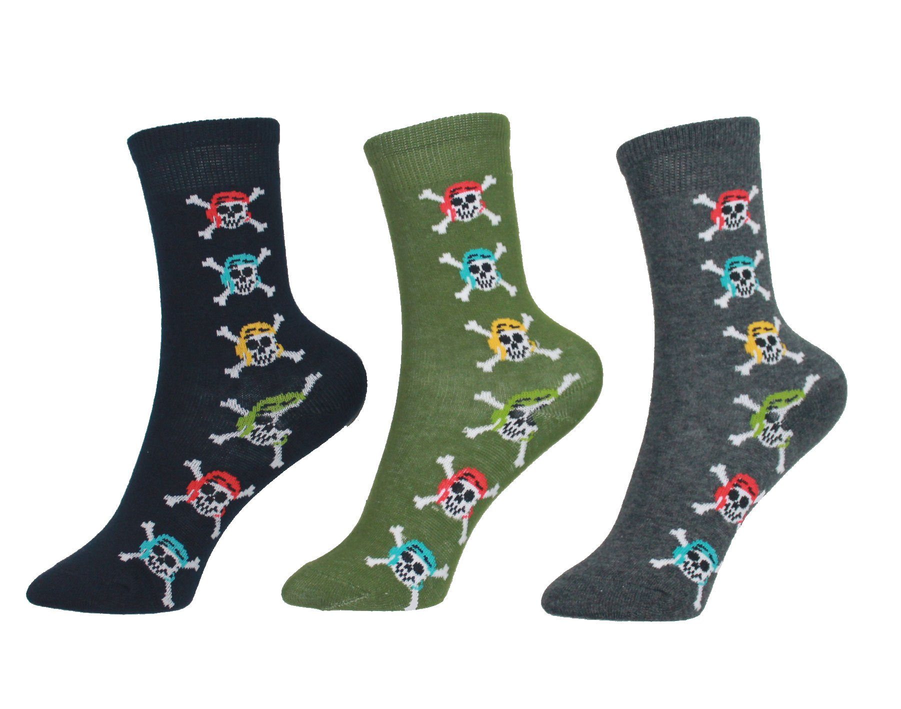 Socken Ysabel Mora 3er Pack Socken Strümpfe Pirat