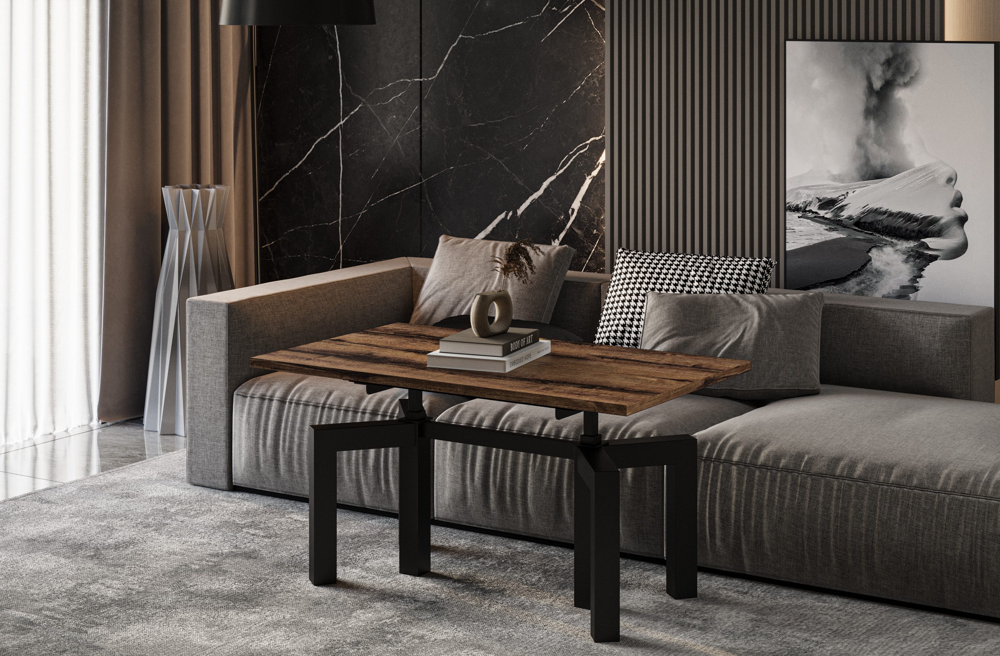 Endo-Moebel Couchtisch Oliana - ausziehbar 110-170cm günstig online kaufen