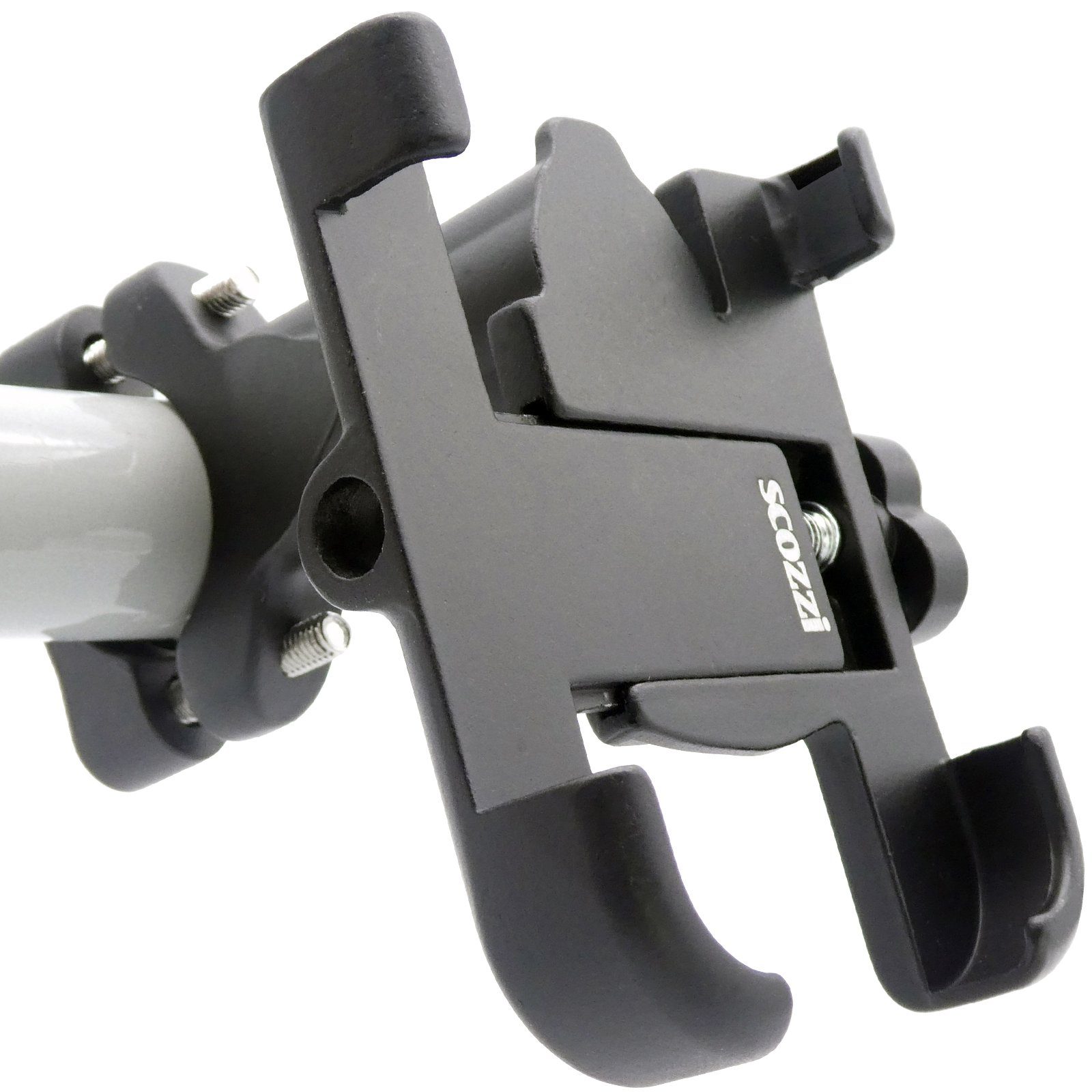 scozzi Handy-Halterung Handyhalterung Fahrrad Motorrad eScooter Handy Halterung Alu Aluminium