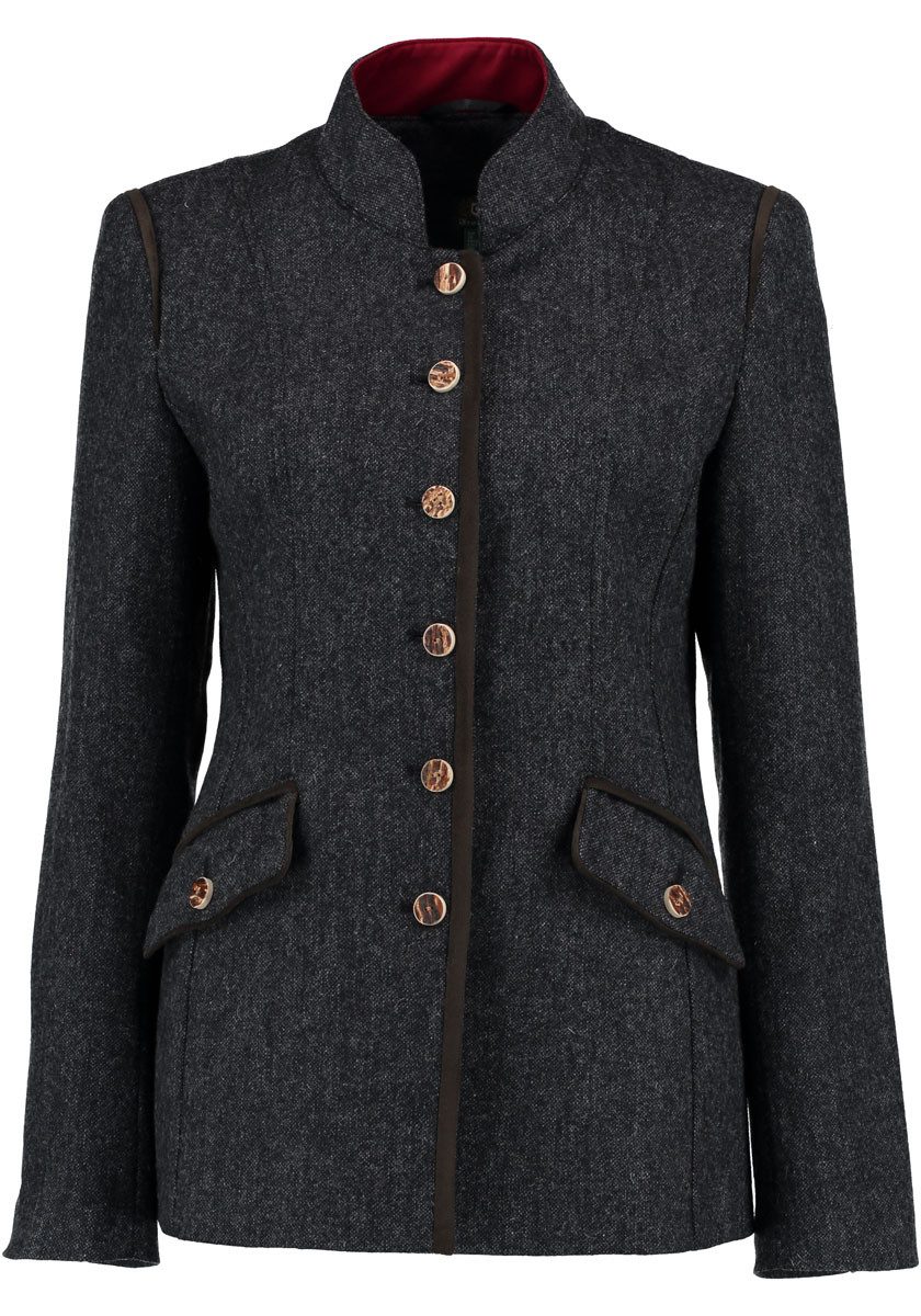 OS Trachten Trachtenjacke Vorami hochgeschlossener Stehkragen günstig online kaufen